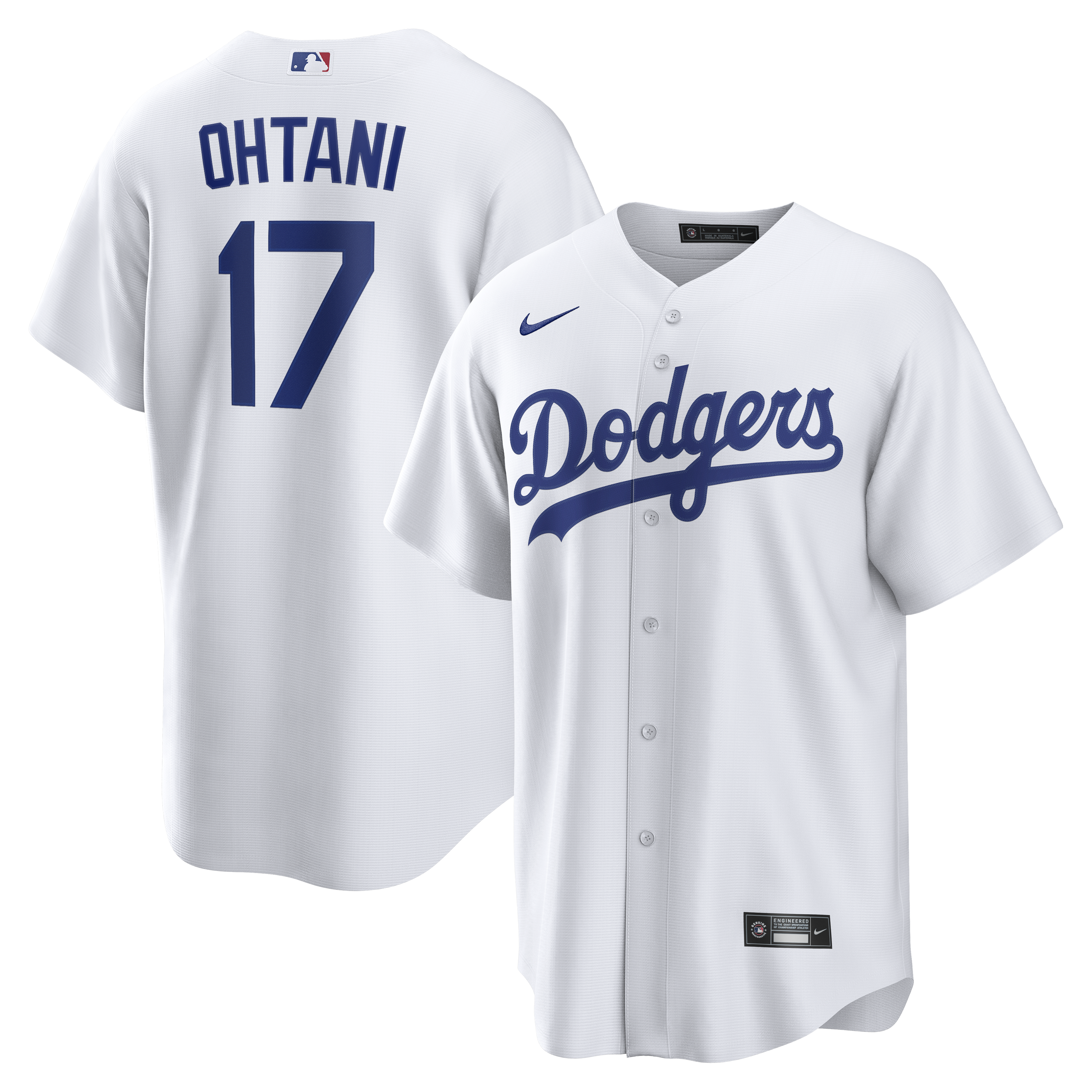 Shohei Ohtani Los Angeles Dodgers Home Replica Jersey White