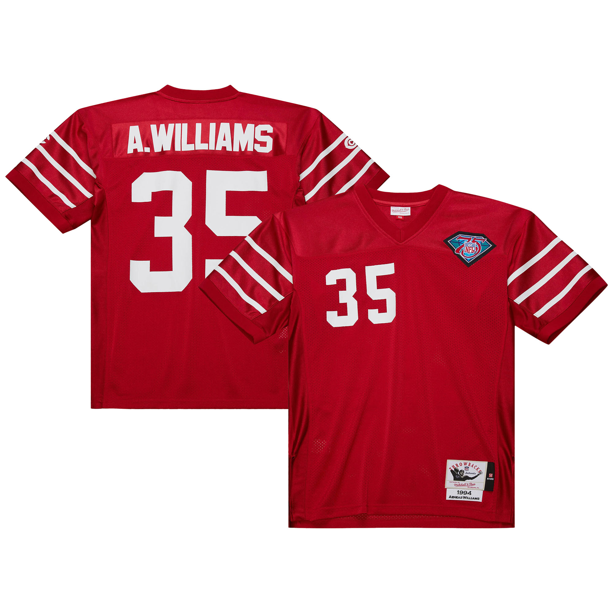 Aeneas Williams Arizona Cardinals 1994 Mitchell Ness Throwback Retired Player Jersey Cardinal