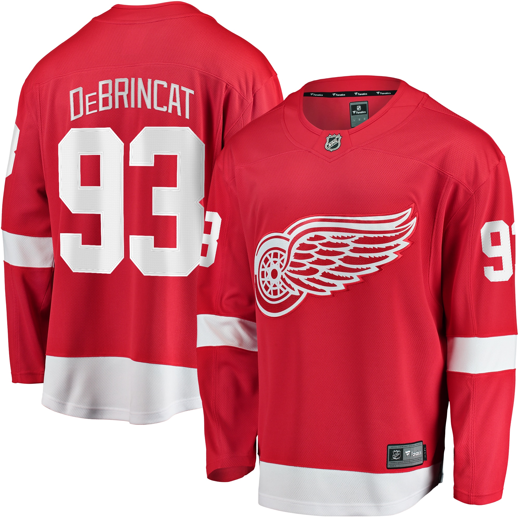 Alex Debrincat Detroit Red Wings Home Breakaway Jersey Red