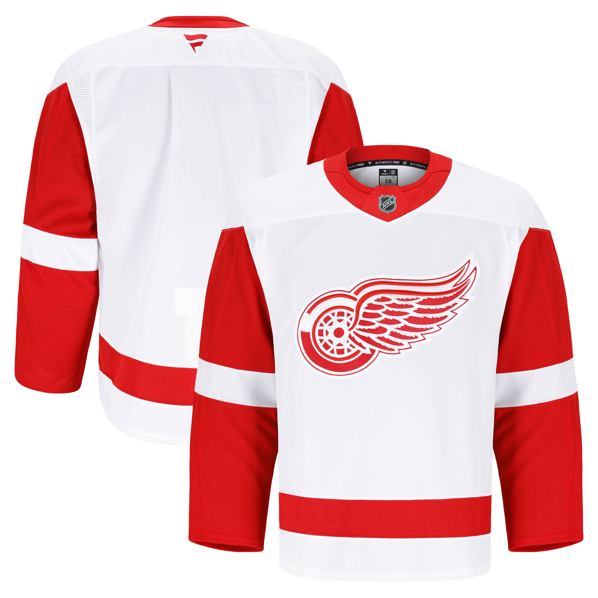 Detroit Red Wings Away Pro Jersey White