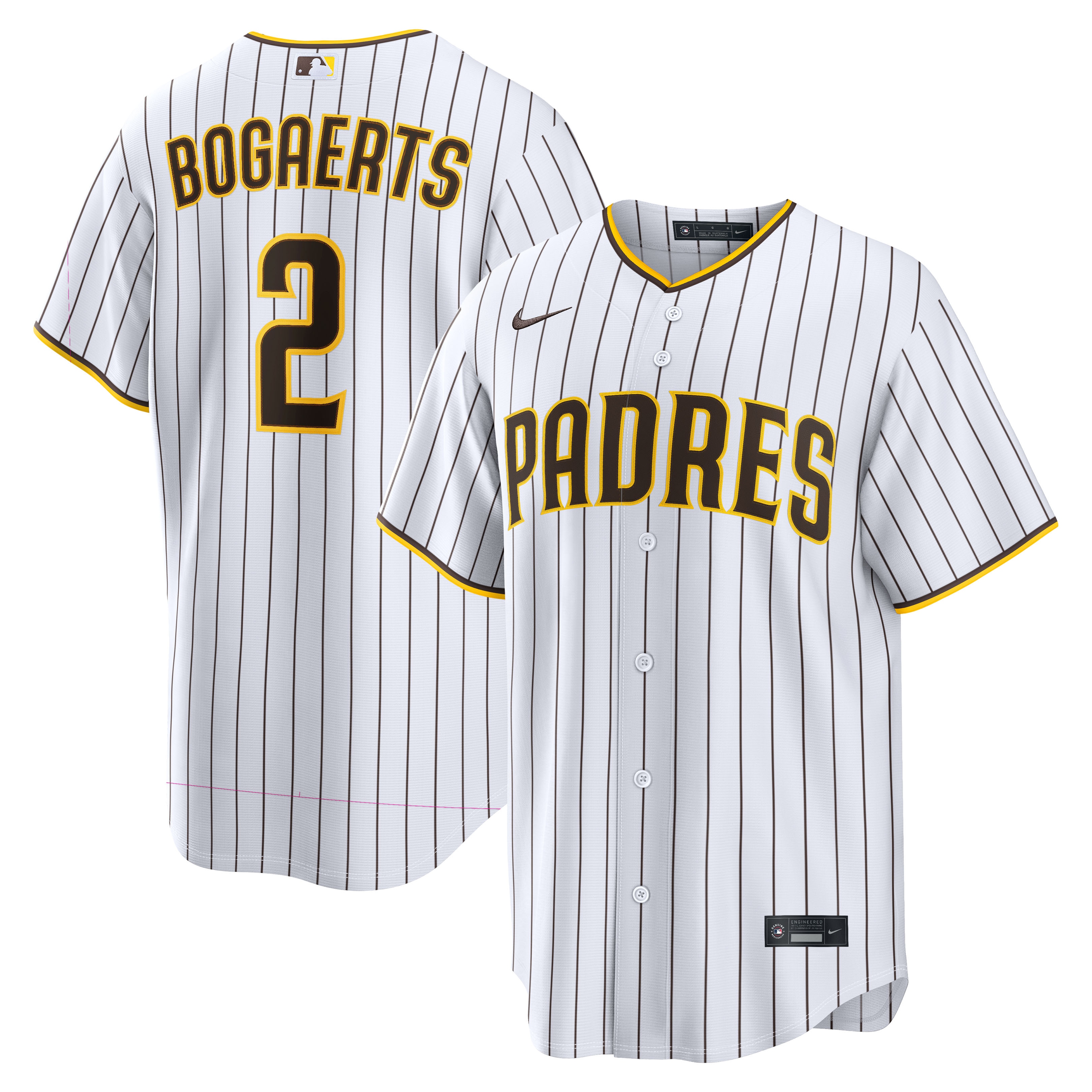 Xander Bogaerts San Diego Padres Home Replica Jersey White