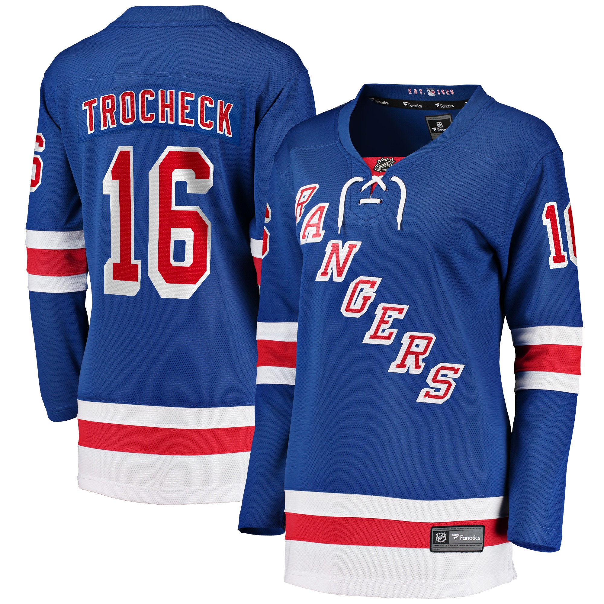 Vincent Trocheck New York Rangers Home Breakaway Player Jersey Blue Men
