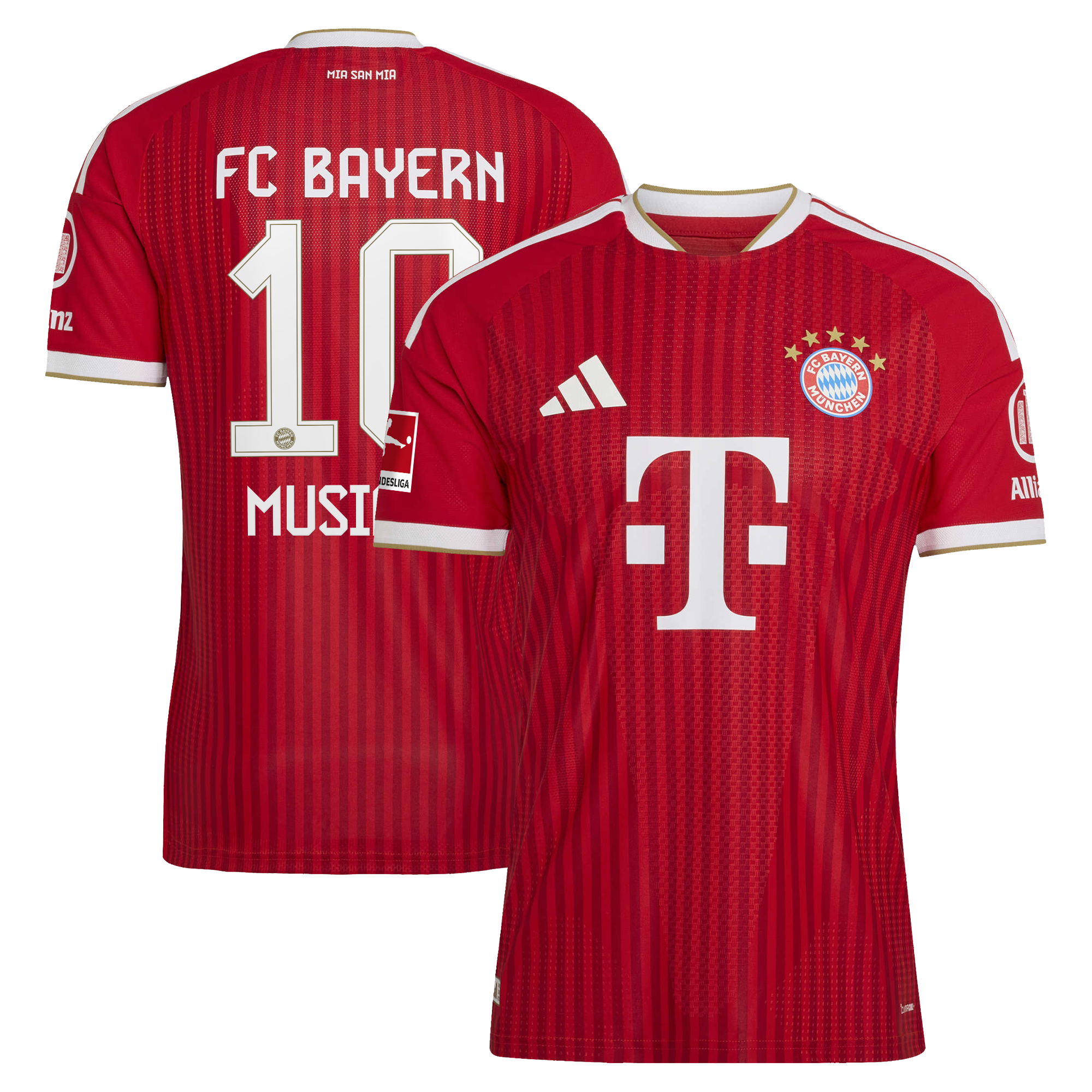 Jamal Musiala Bayern Munich 2026/27 Home On Field Jersey Red