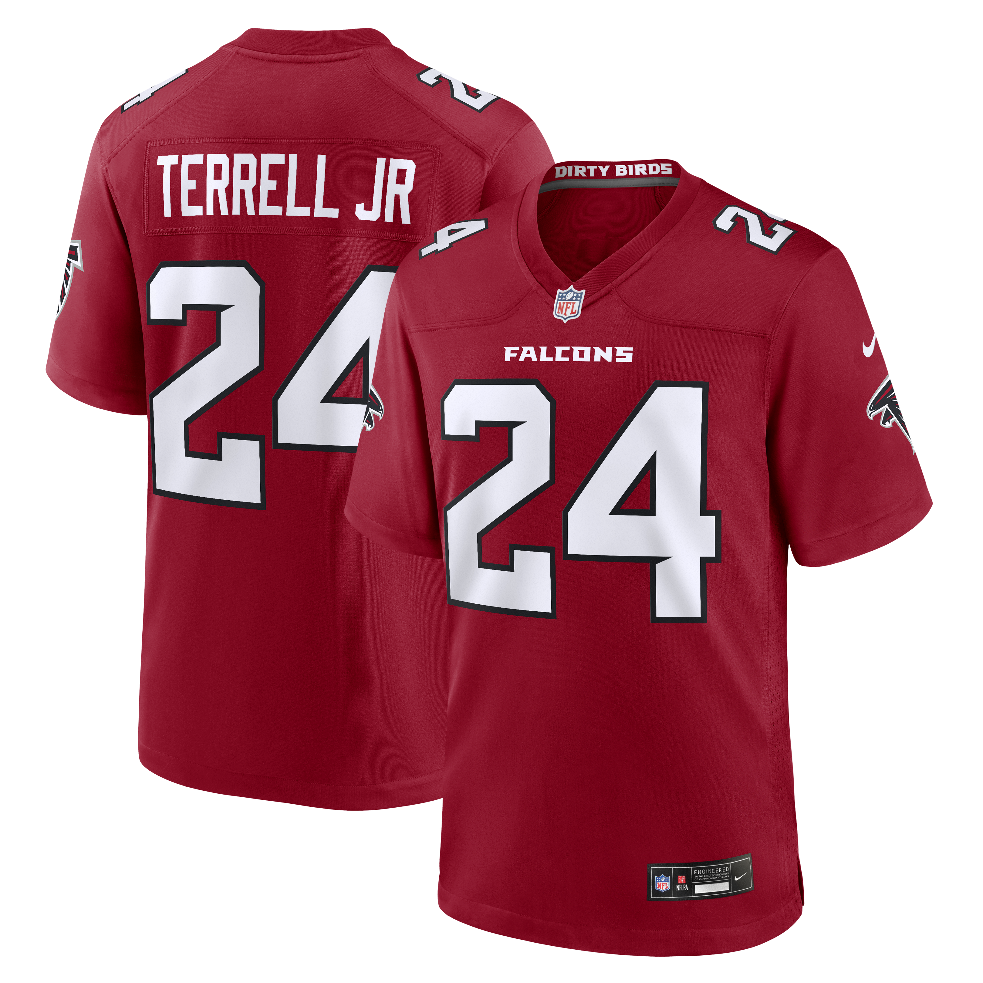 A J Terrell Atlanta Falcons Game Jersey Red