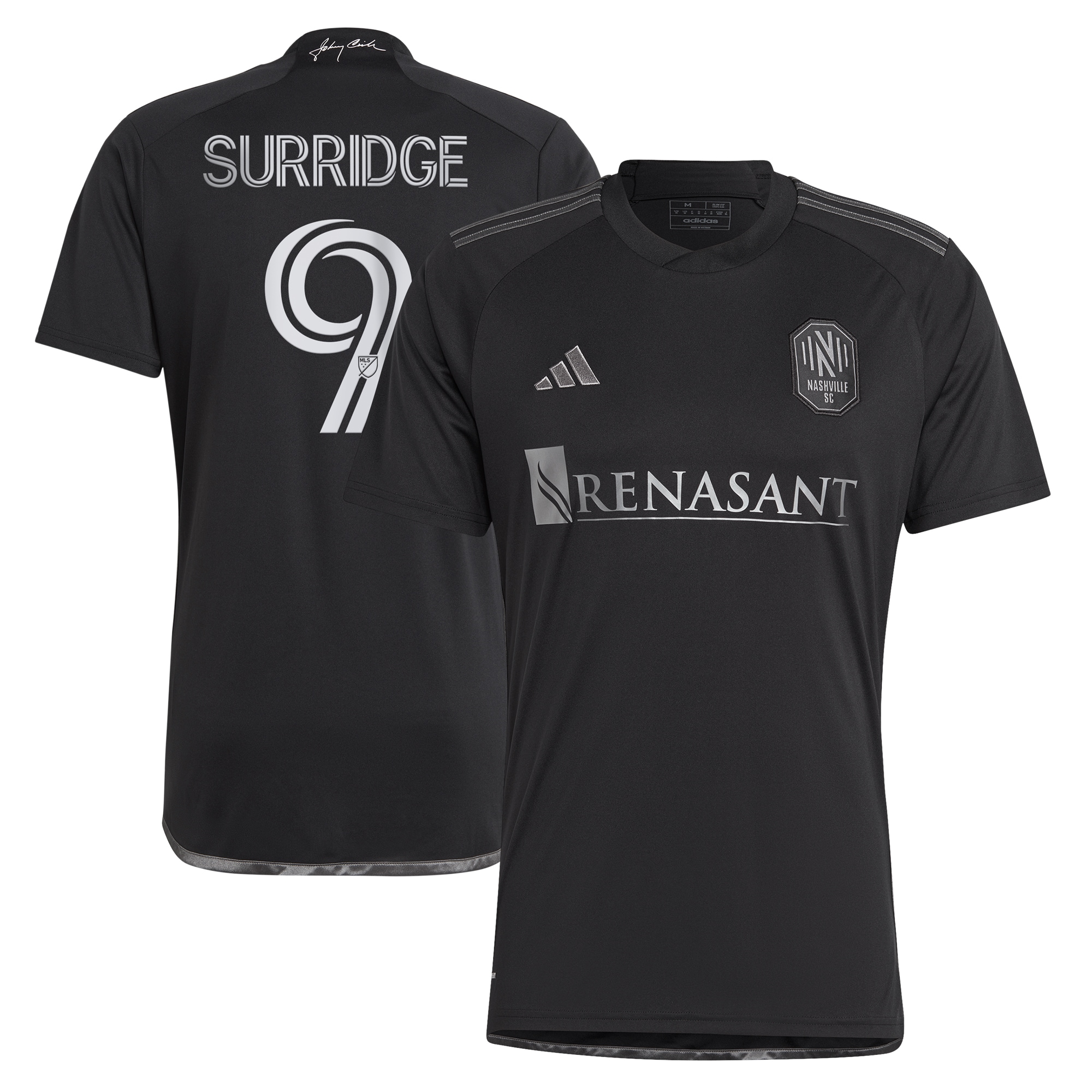 Sam Surridge Nashville Sc 2023 Man In Black Kit Replica Player Jersey Black