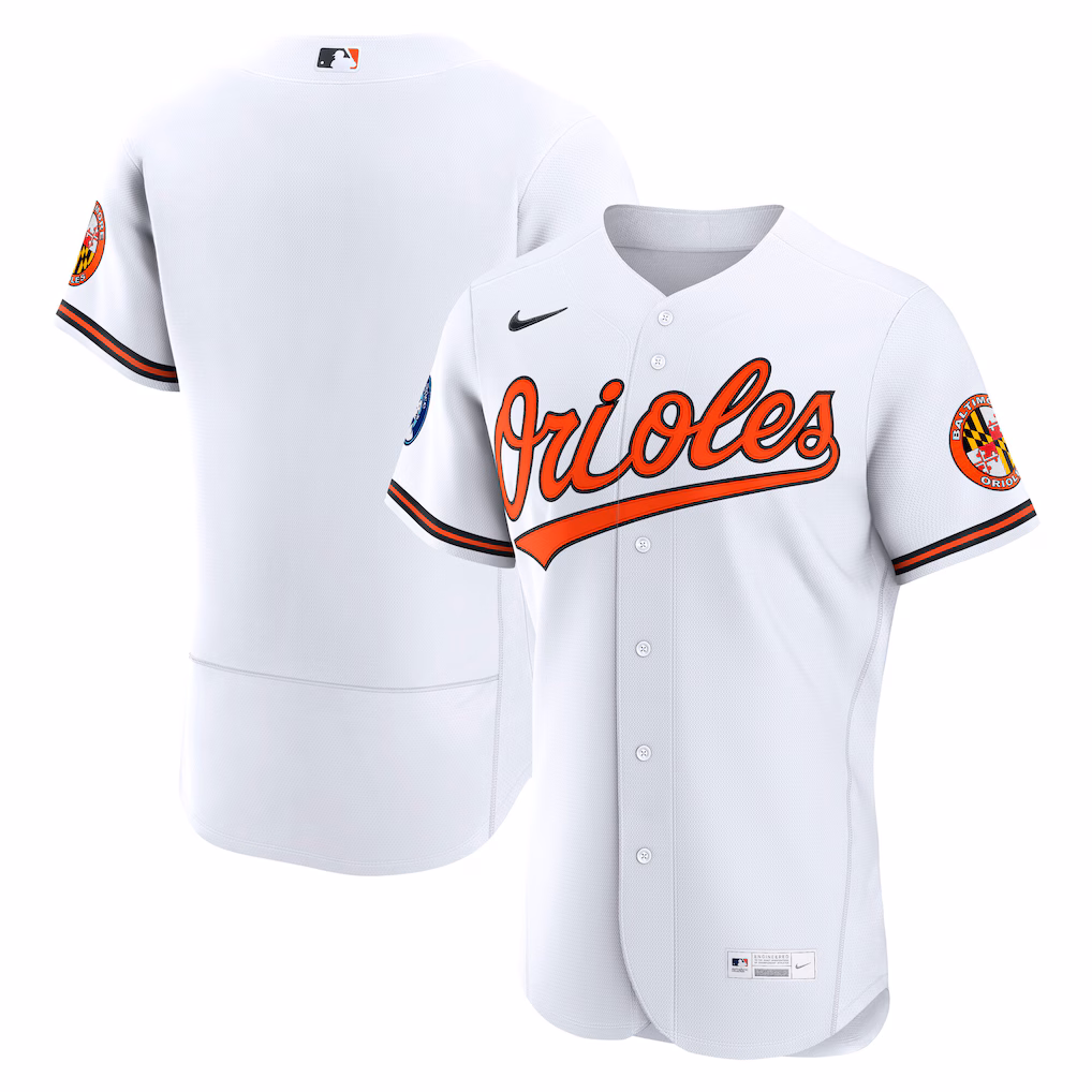 Baltimore Orioles 1 Dad Home Replica Jersey White