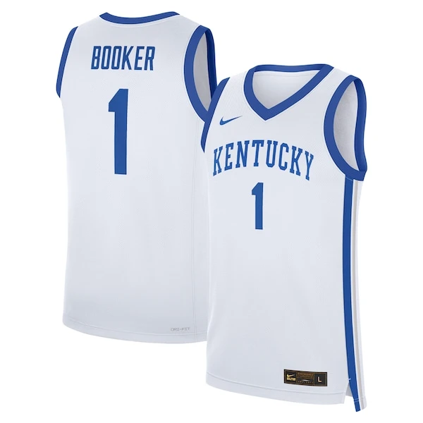 Devin Booker Kentucky Wildcats Performance Replica Basketball Jersey White