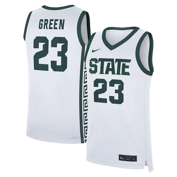 Draymond Green Michigan State Spartans Performance Replica Basketball Jersey White