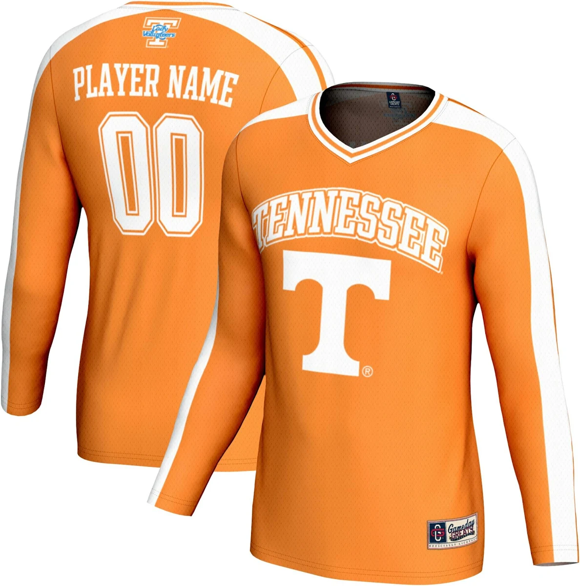 Tennessee Volunteers Gameday Greats Unisex Lightweight Volleyball Fashion Jersey Orange