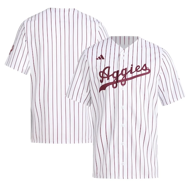 Texas A M Aggies Replica Baseball Jersey White