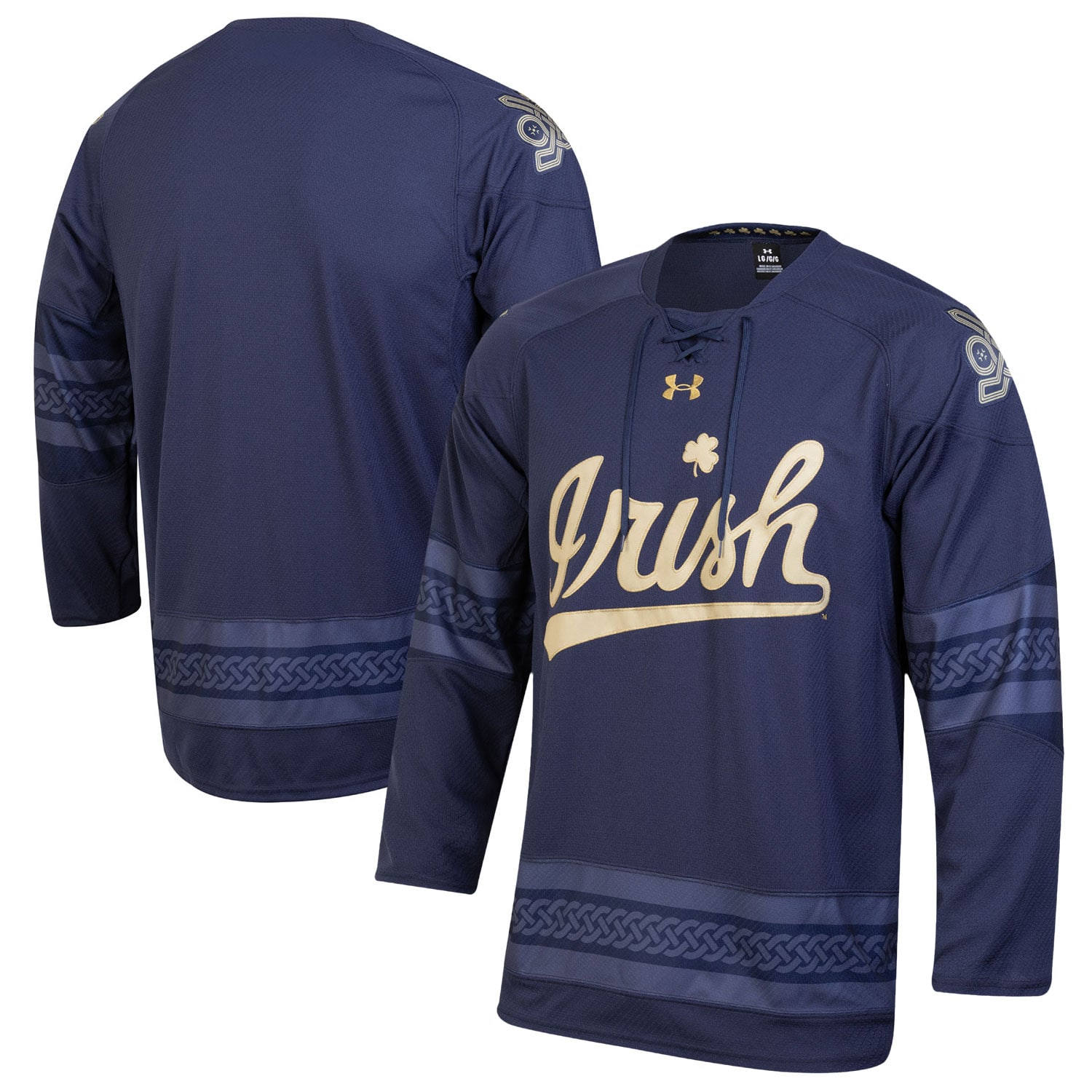 Notre Dame Fighting Irish Ireland Replica Hockey Jersey Navy