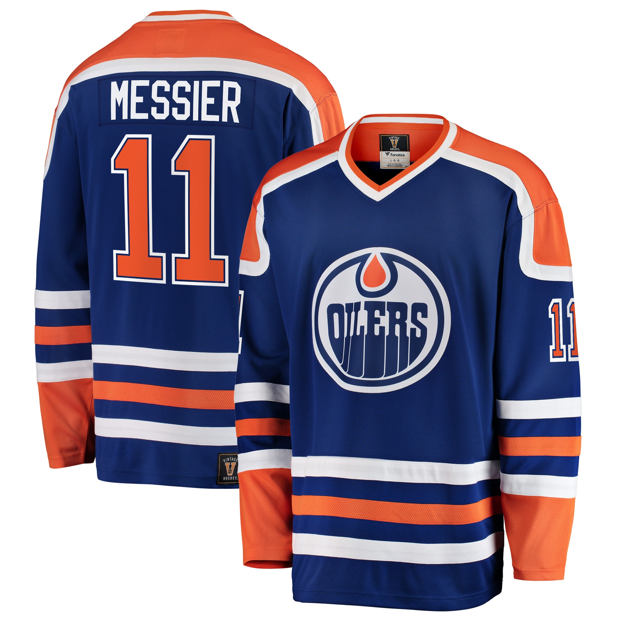 Mark Messier Edmonton Oilers Premier Breakaway Retired Player Jersey Blue