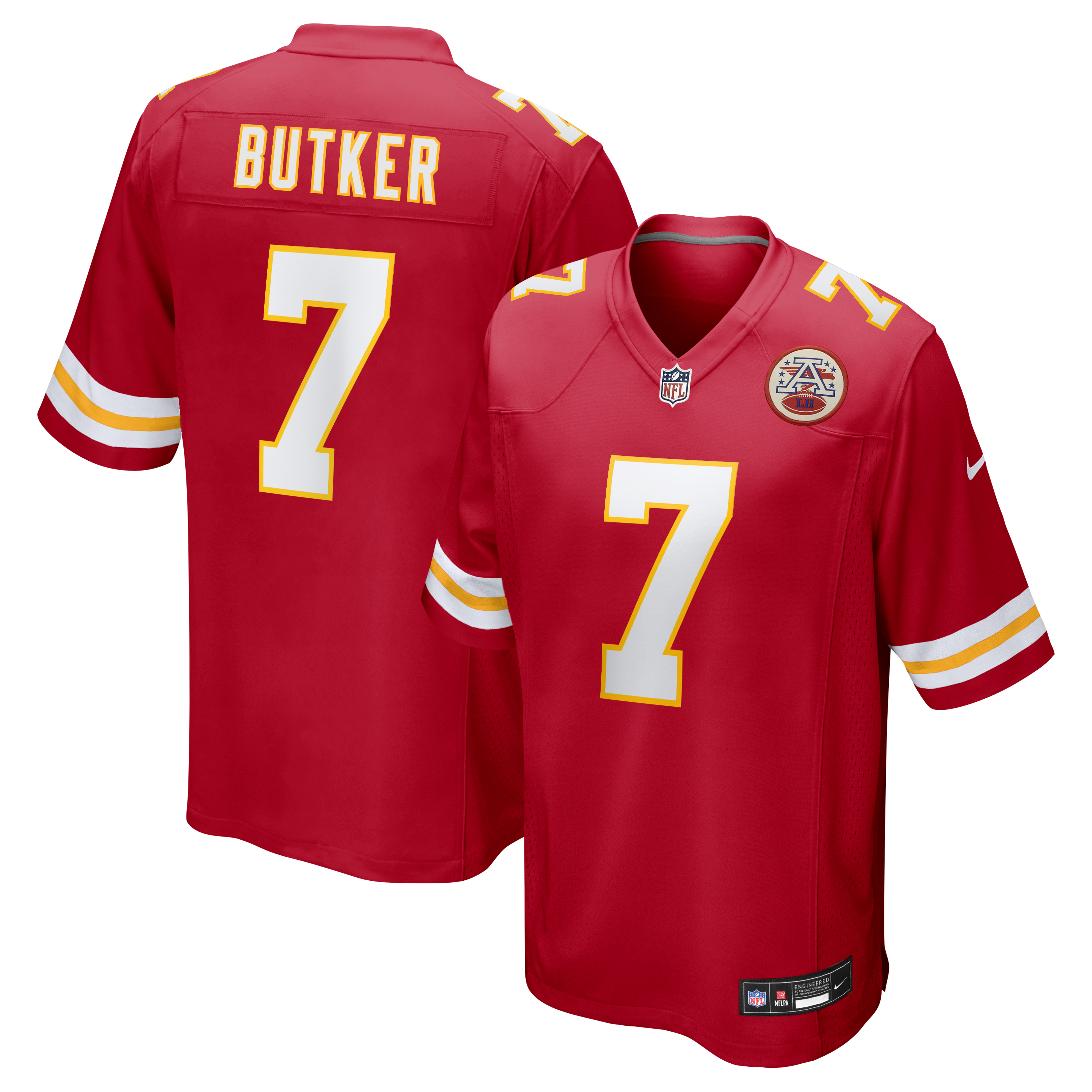 Harrison Butker Kansas City Chiefs Game Jersey Red