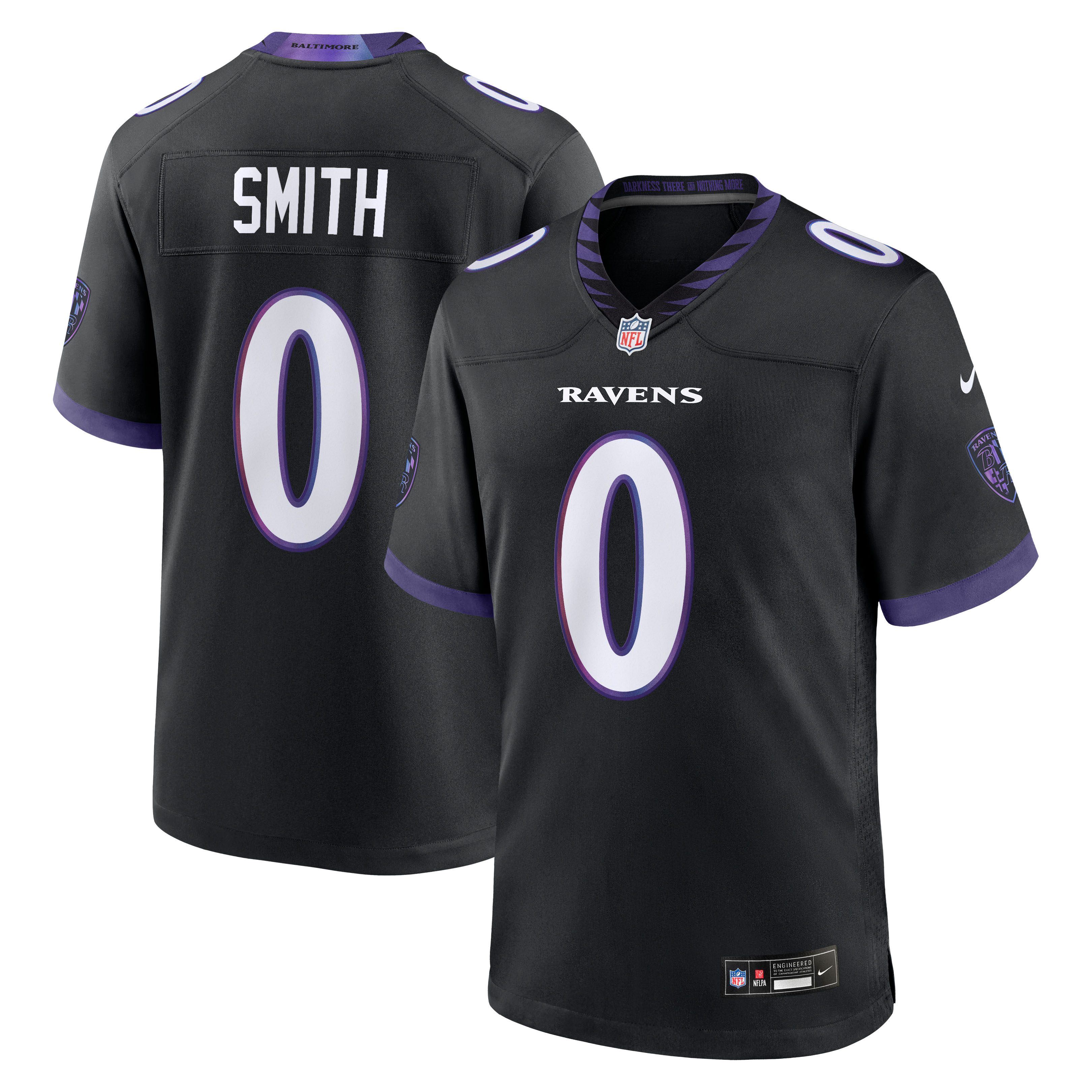 Roquan Smith Baltimore Ravens Alternate Game Jersey Black