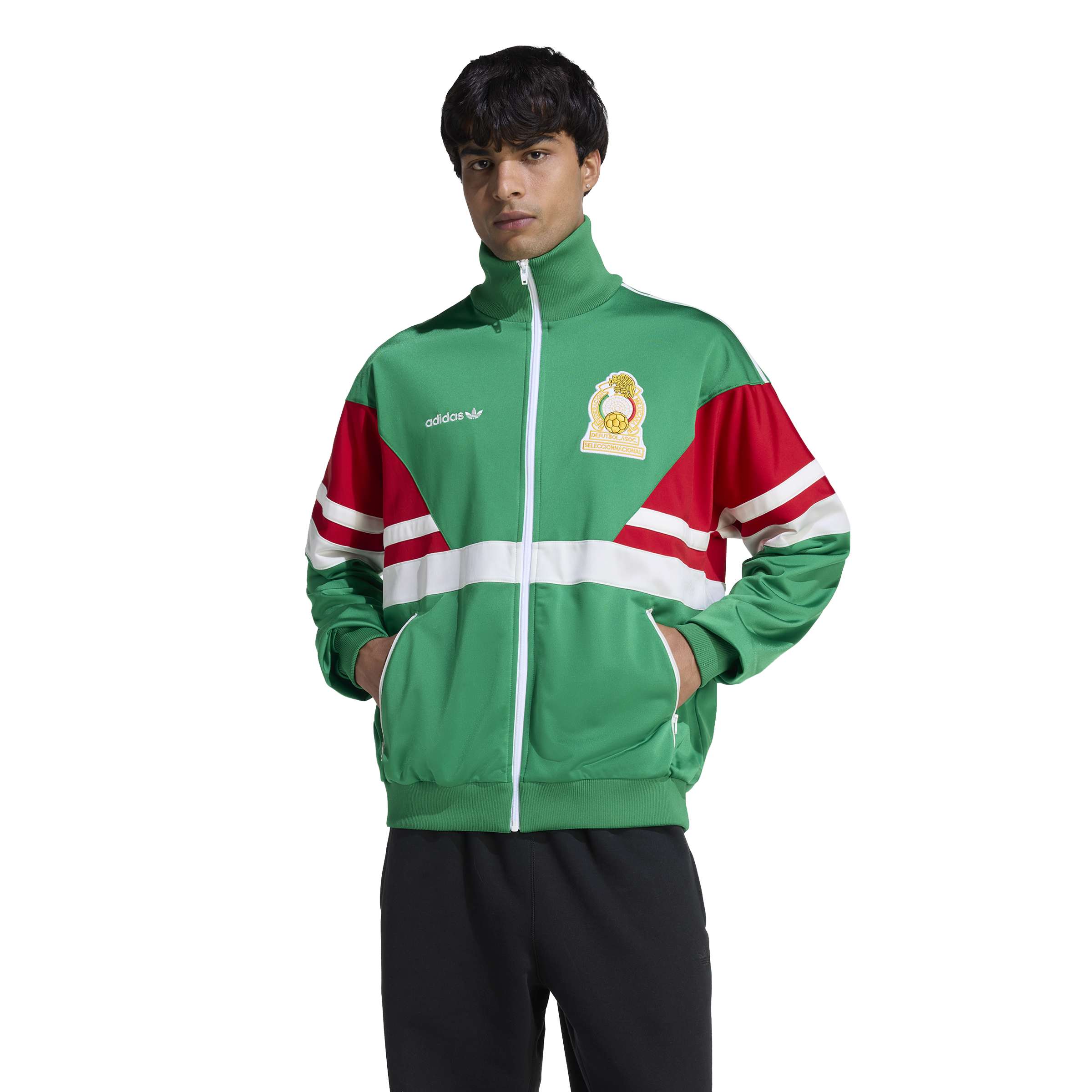 Mexico National Team 1986 Bringback Full Zip Track Top Green