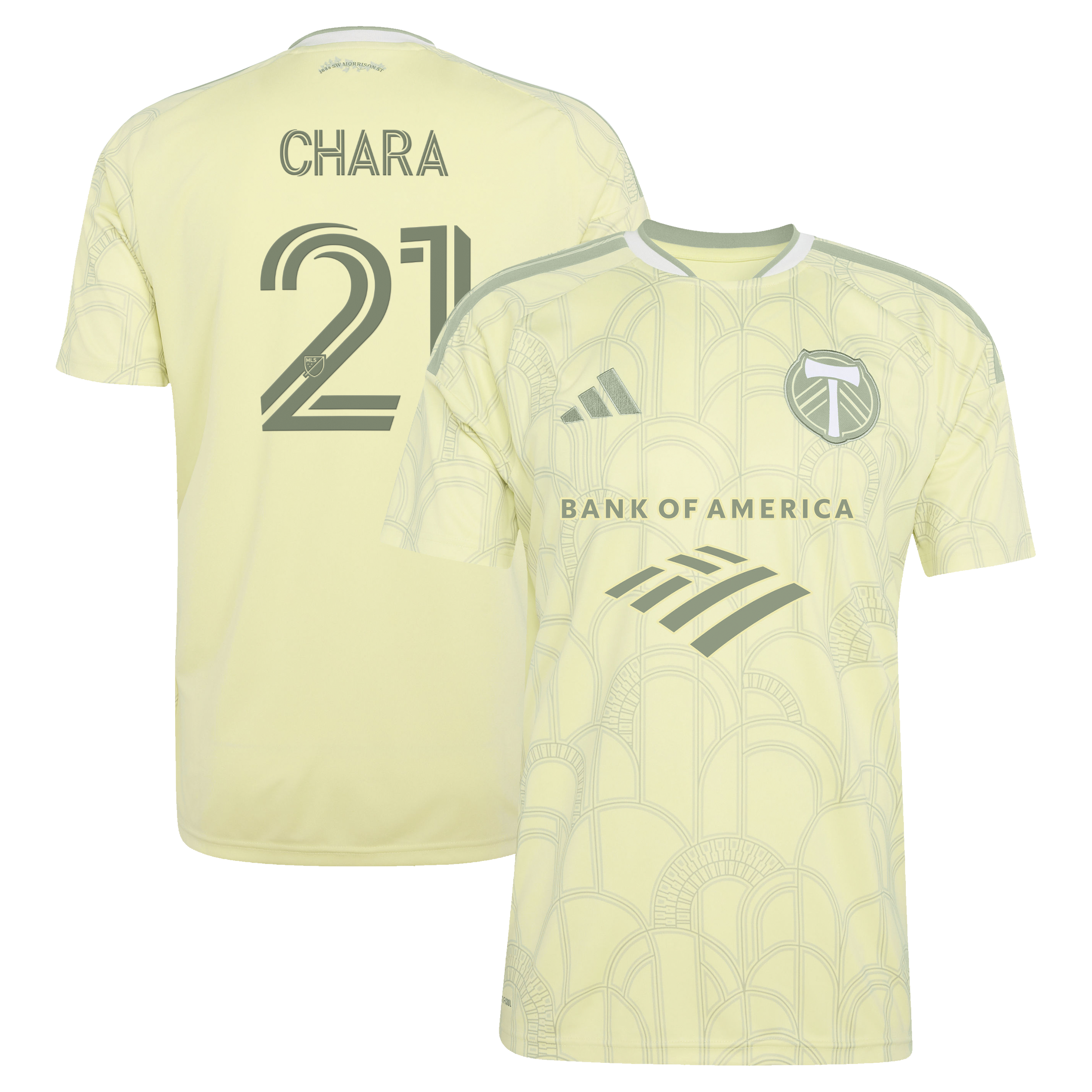 Diego Chara Portland Timbers 2026 Civic Stadium Kit Replica Jersey Yellow