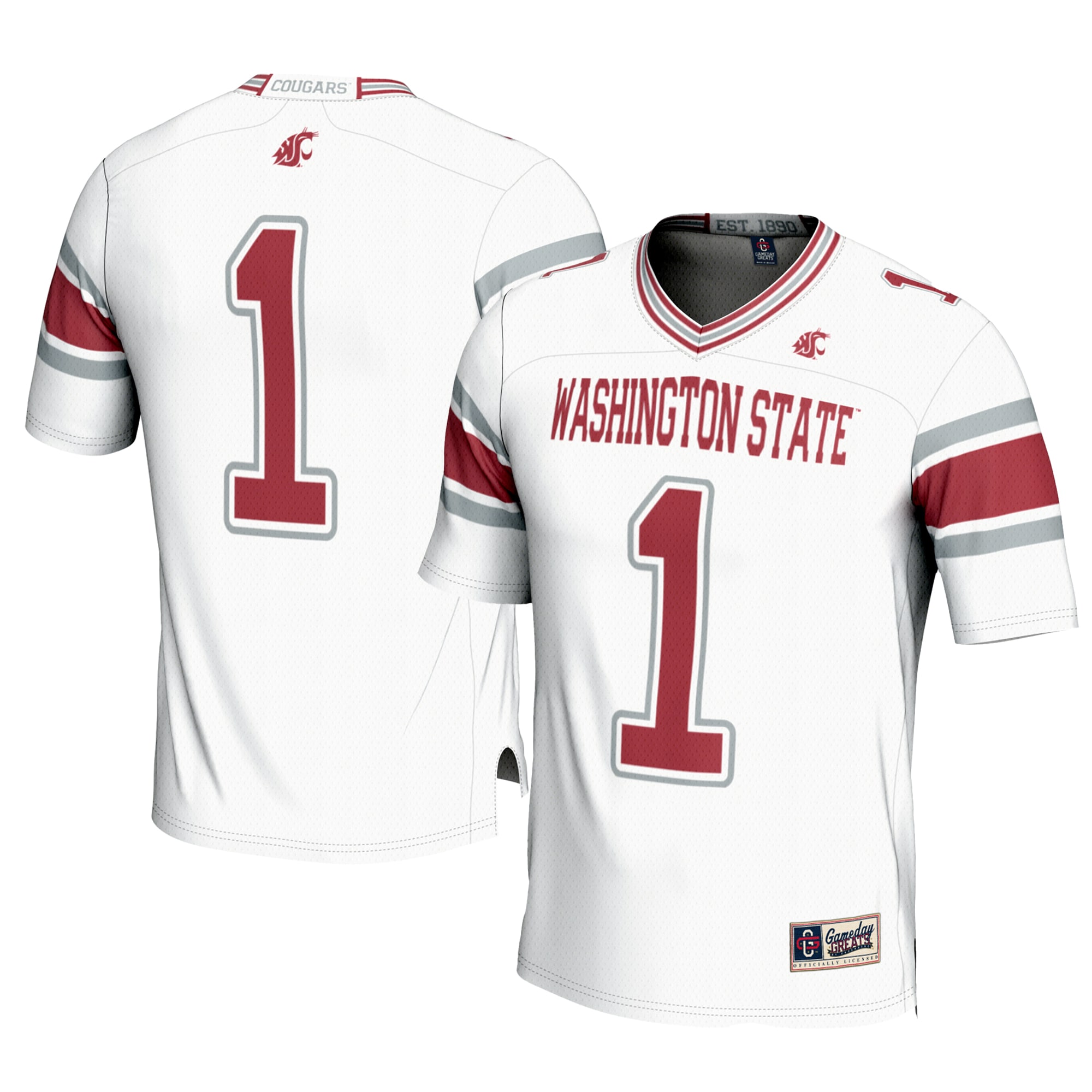 1 Washington State Cougars Gameday Greats Football Jersey White