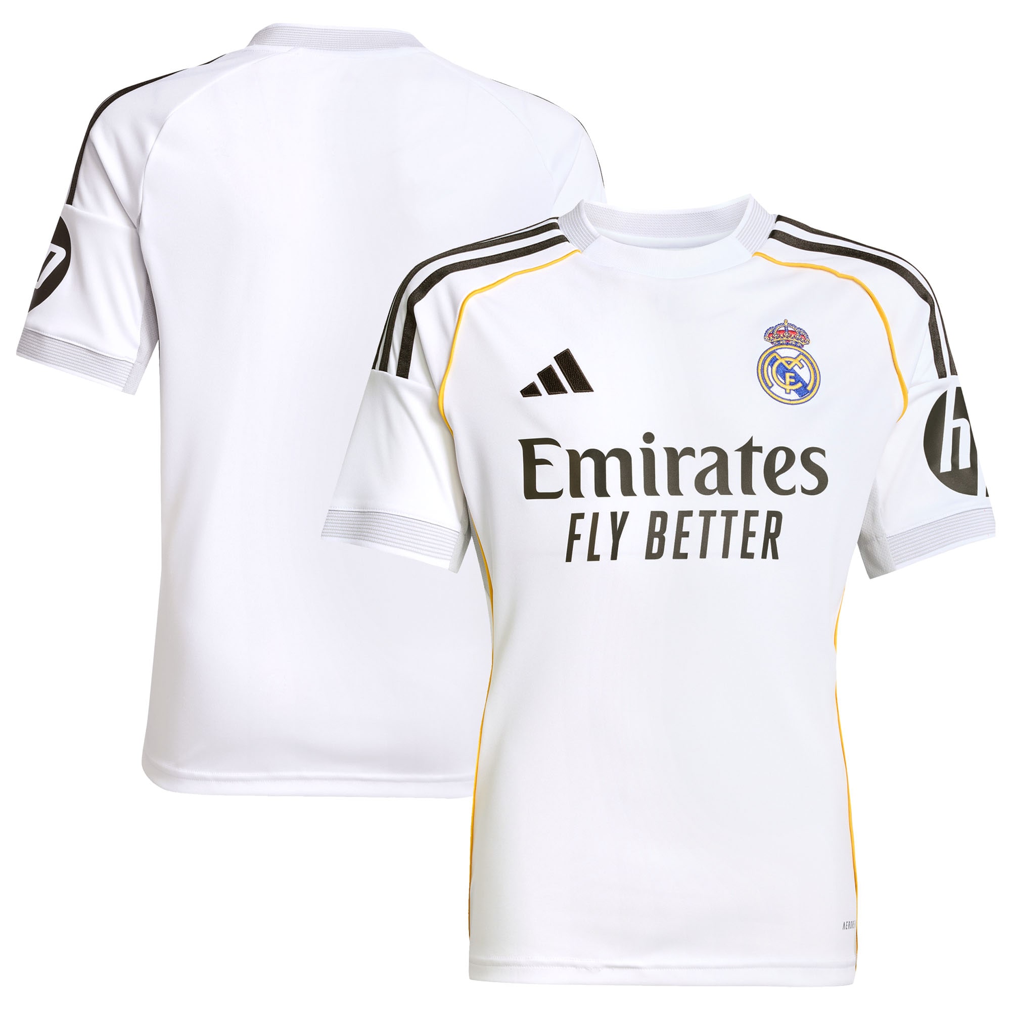 Real Madrid Youth 2025/26 Home Replica Jersey White