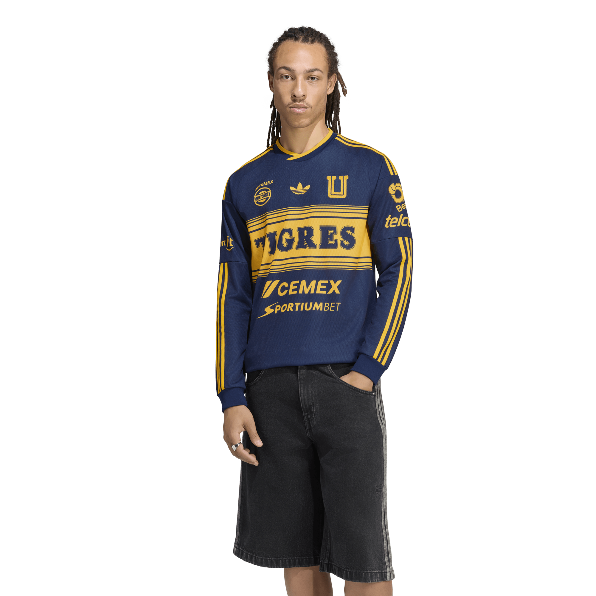 Tigres Uanl 2026/27 Away Replica Long Sleeve Jersey Navy