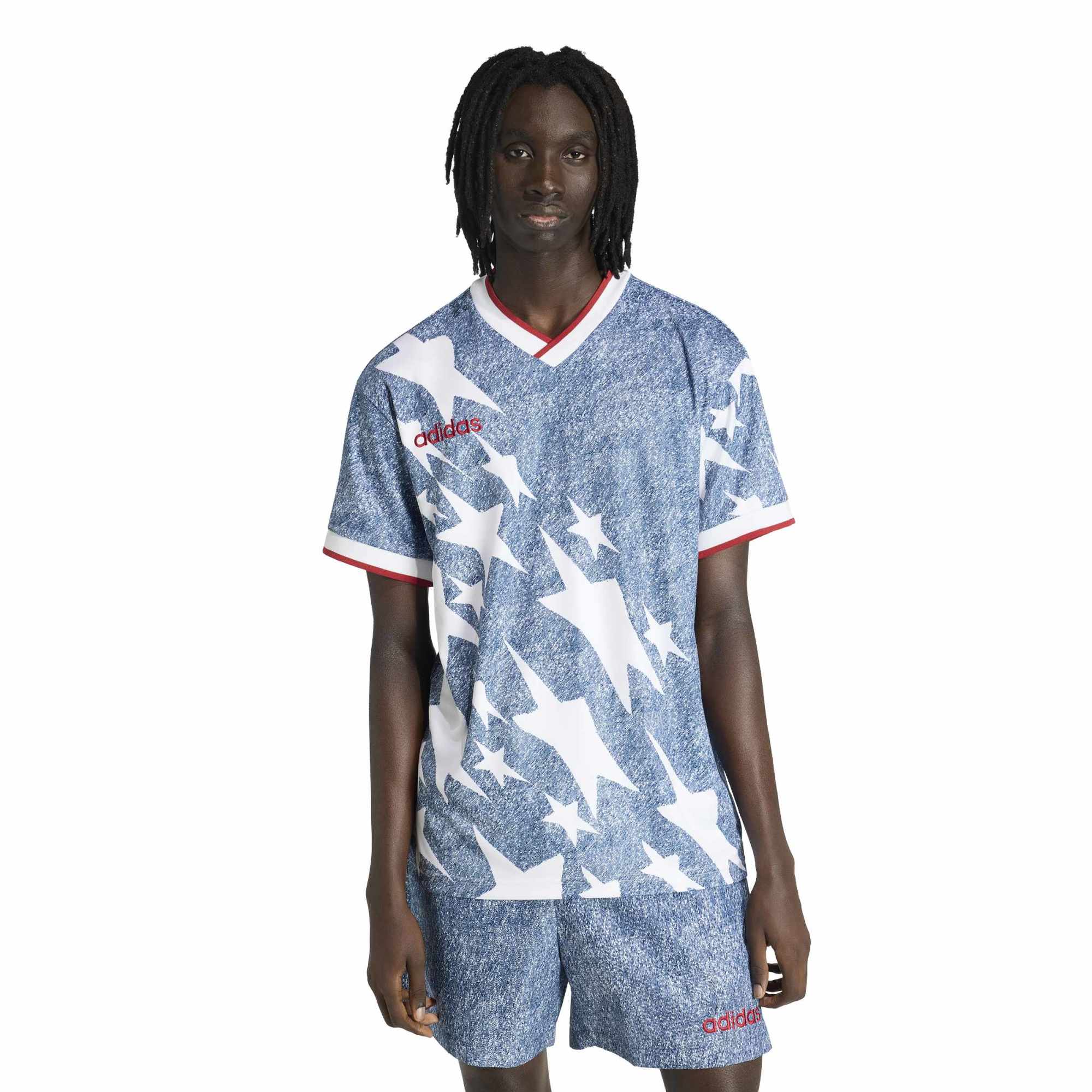 Usa 1994 Denim Graphic Fashion Jersey Blue