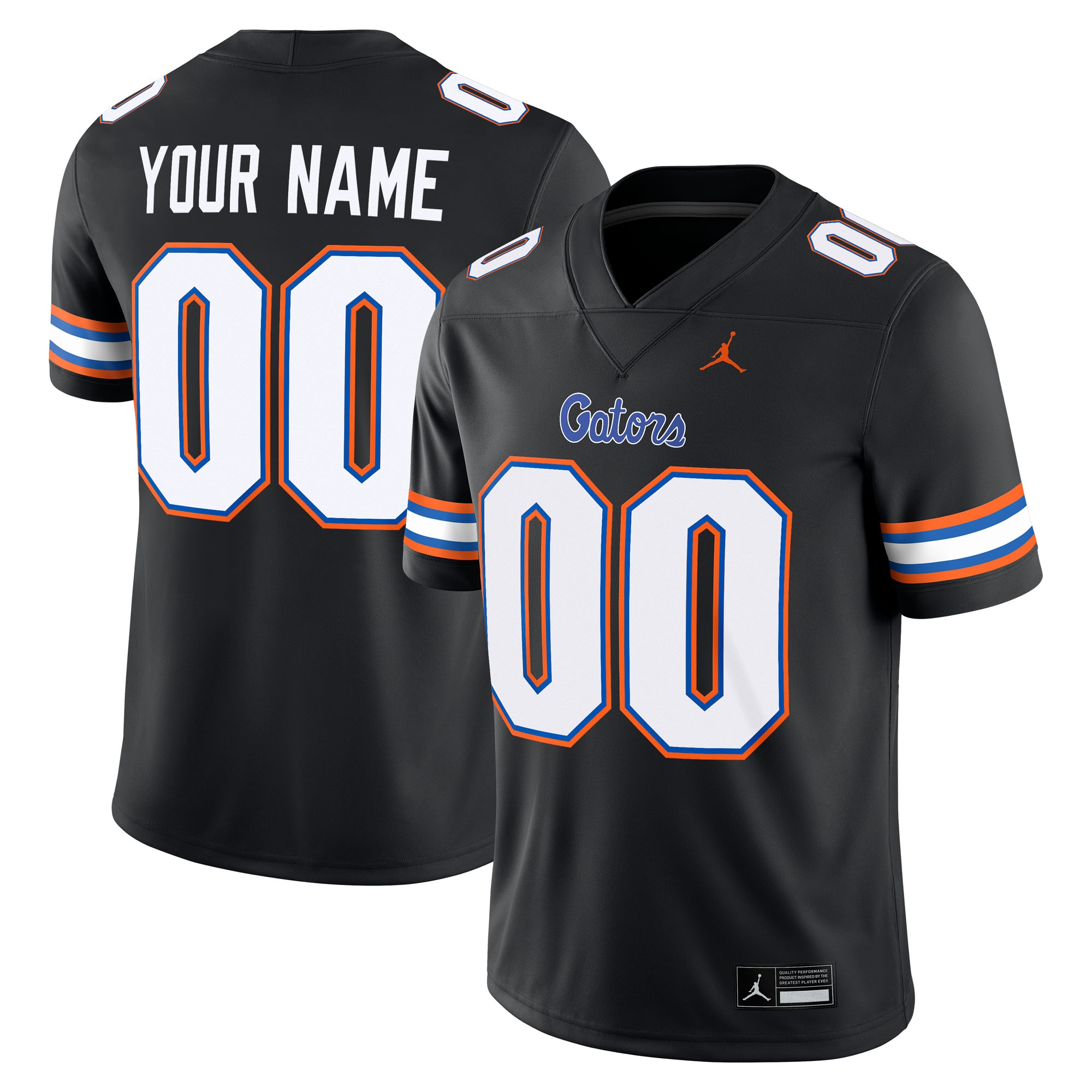 Florida Gators Jordan Brand Alternate Custom Game Jersey Black