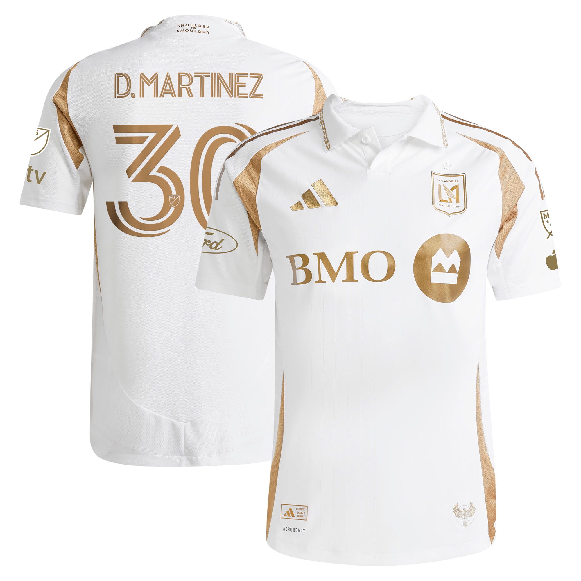 David Martinez Lafc 2025 Secondary Player Jersey White