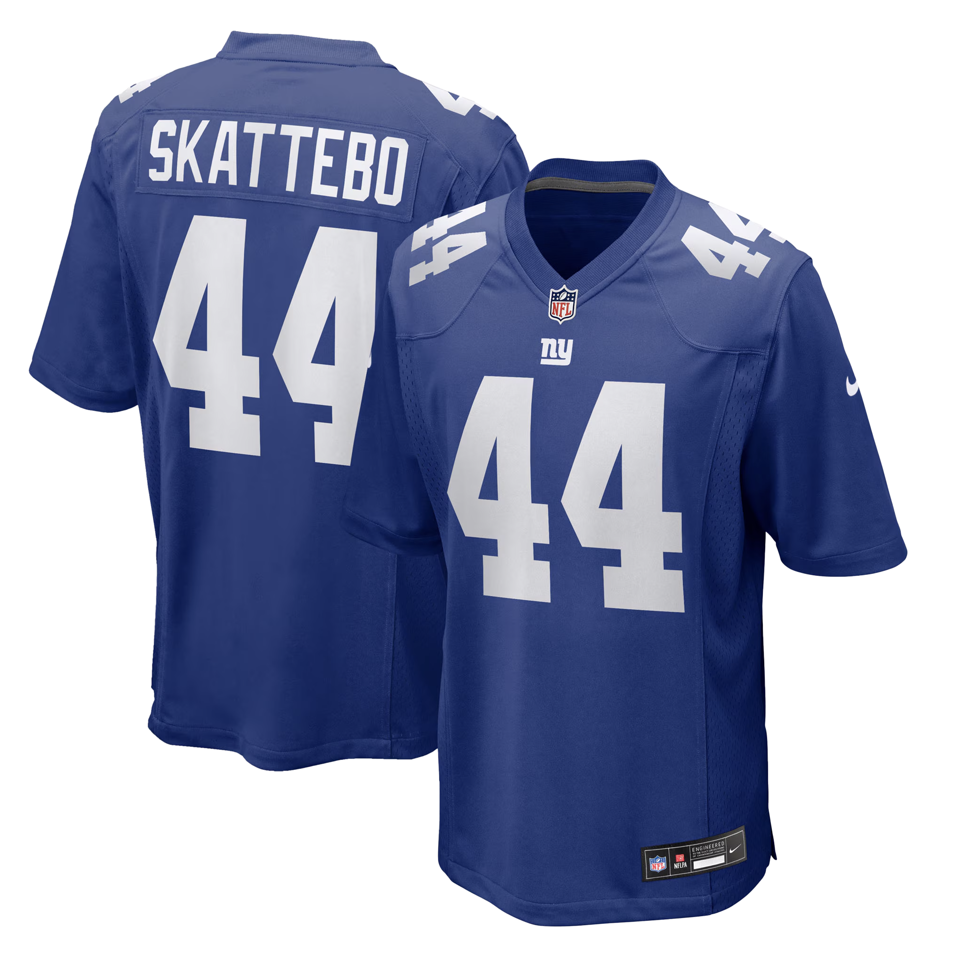 Cam Skattebo New York Giants Youth Team Game Player Jersey Royal Youth