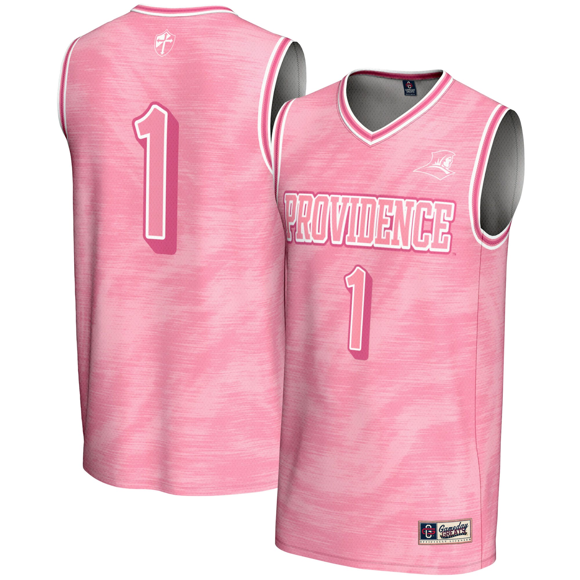 1 Providence Friars Gameday Greats Lightweight Basketball Fashion Jersey Pink Men