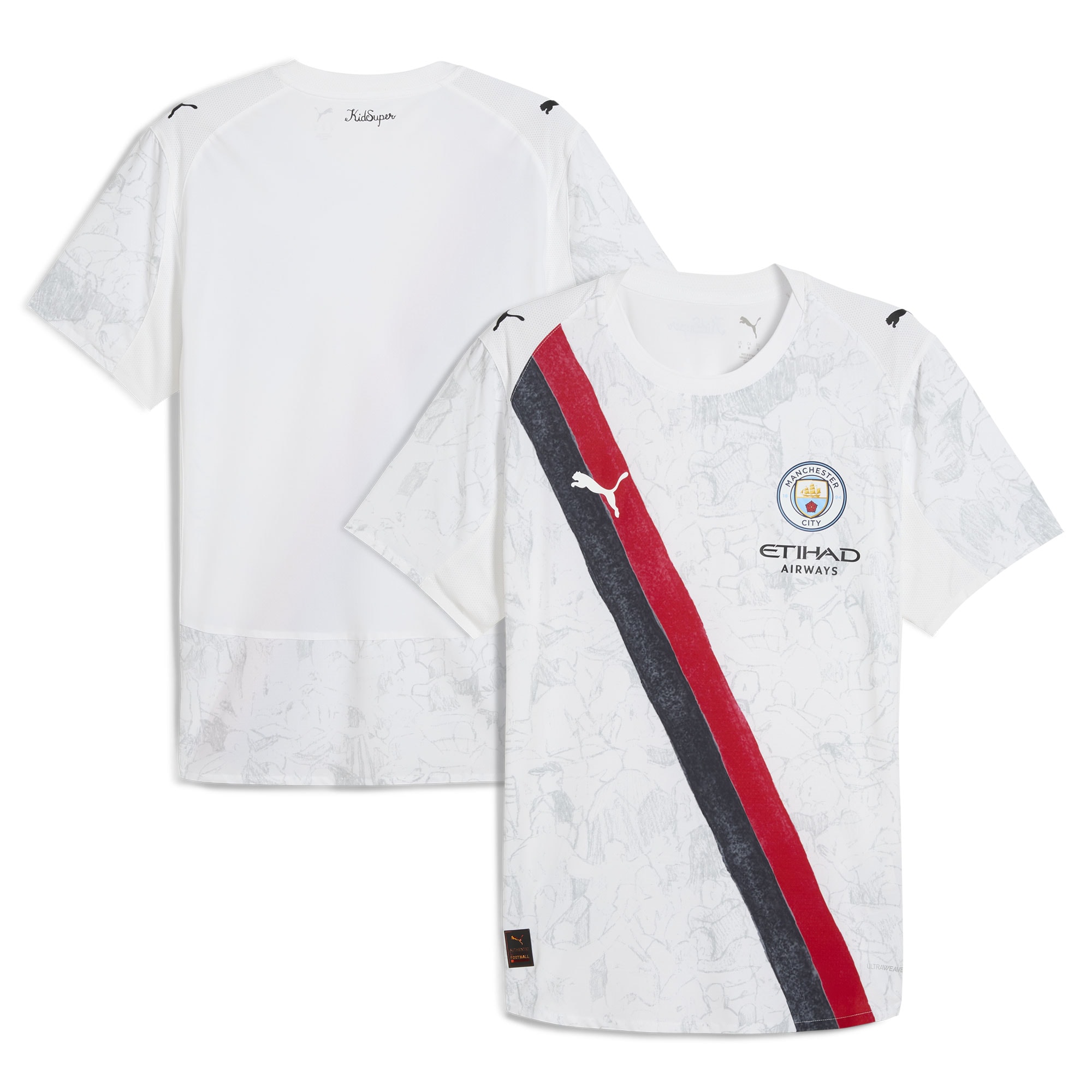 Manchester City X Kidsuper 2025 Fifa Club World Cup Jersey White