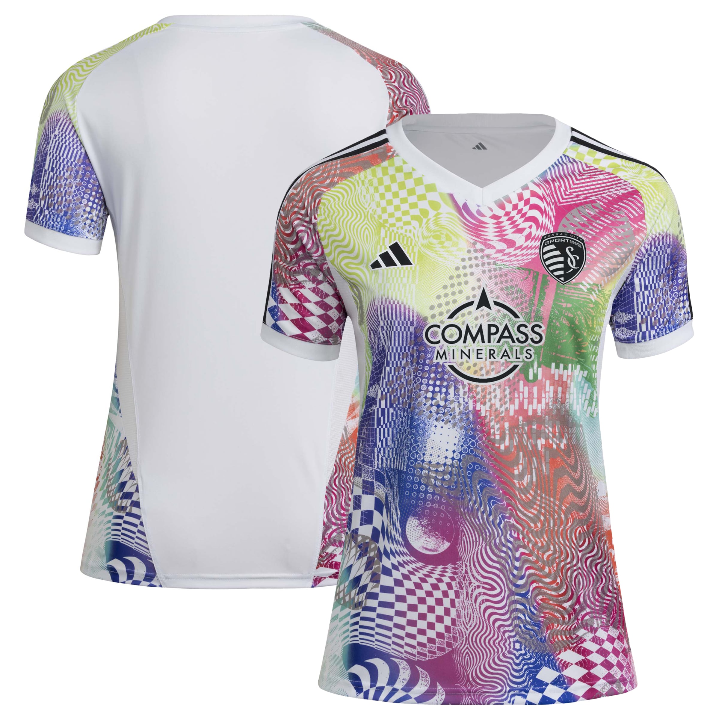 Sporting Kansas City 2025 Pride Pre Match Top White Men