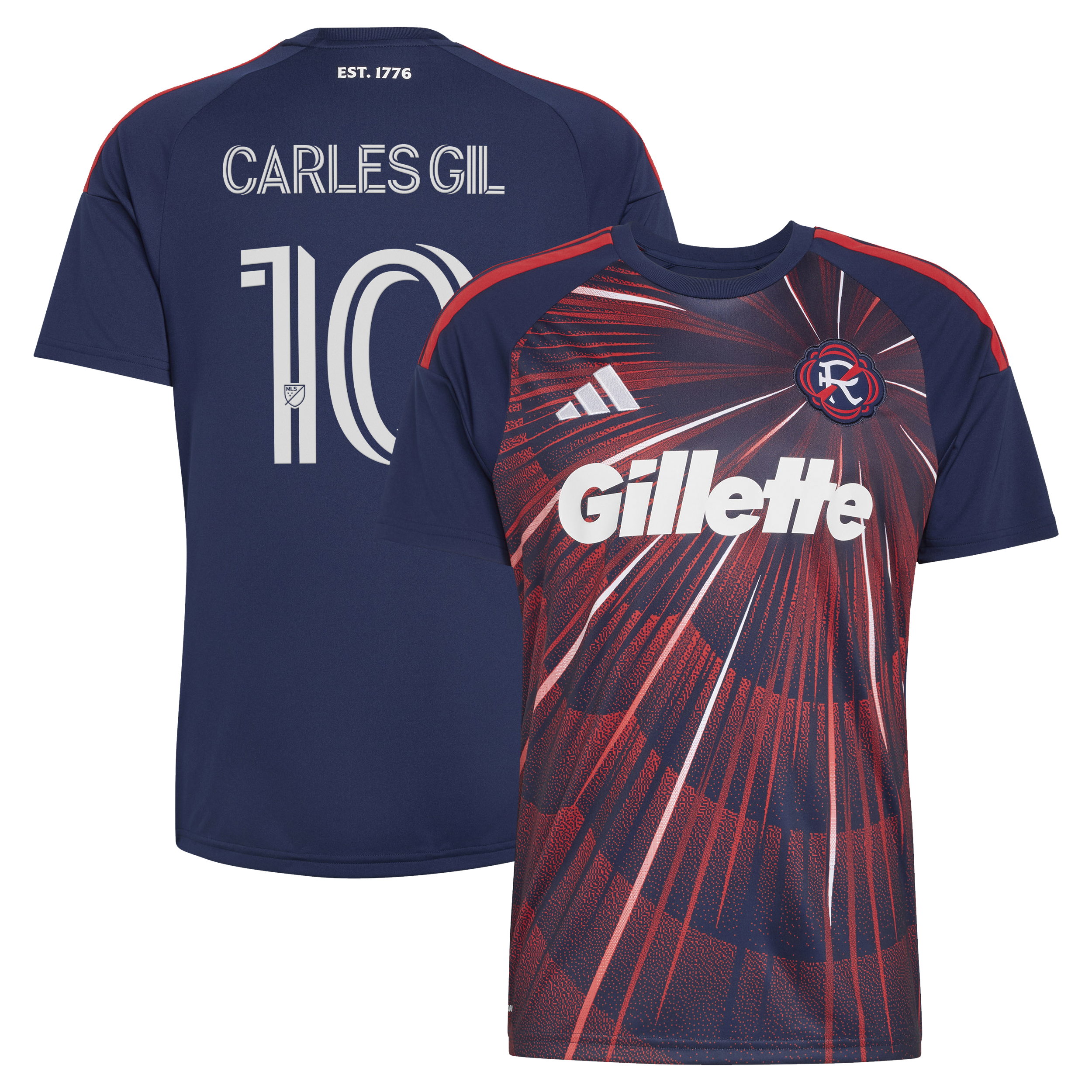 Carles Gil New England Revolution 2026 Independence Day Replica Jersey Blue