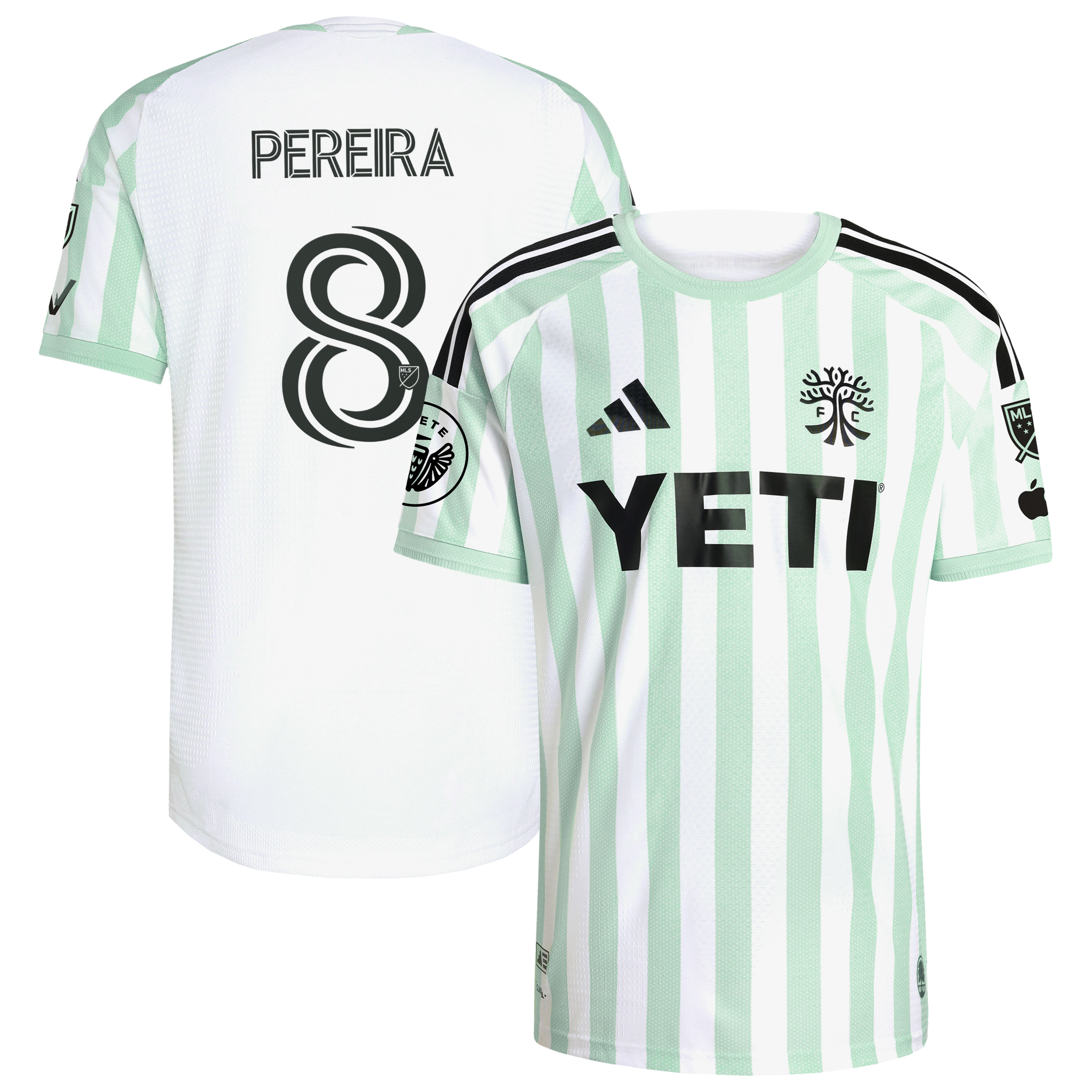 Daniel Pereira Austin Fc 2026 The Rooted Kit On Field Patch Jersey White
