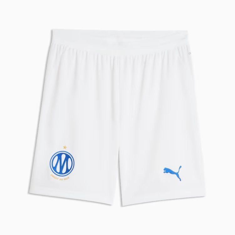 Youth Marseille Home Shorts Soccer Jersey