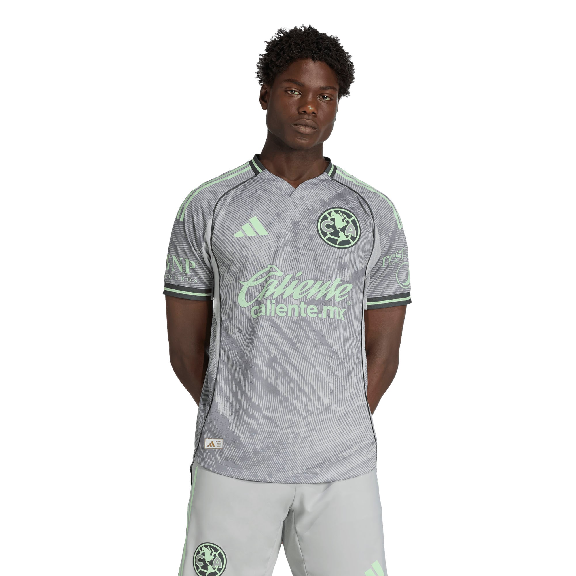 Club America 2025 Third On Field Jersey Gray