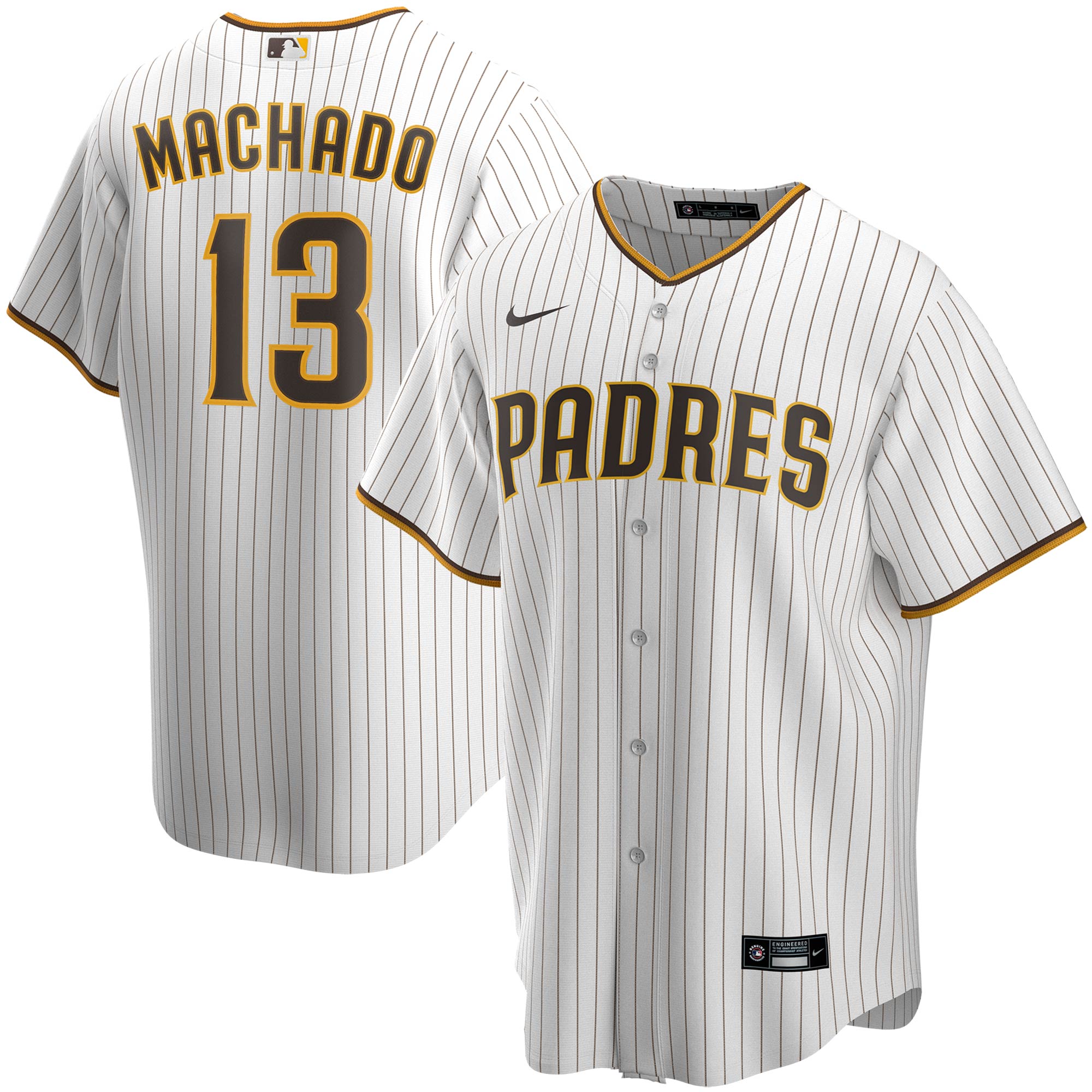 Manny Machado San Diego Padres Home Replica Player Jersey White