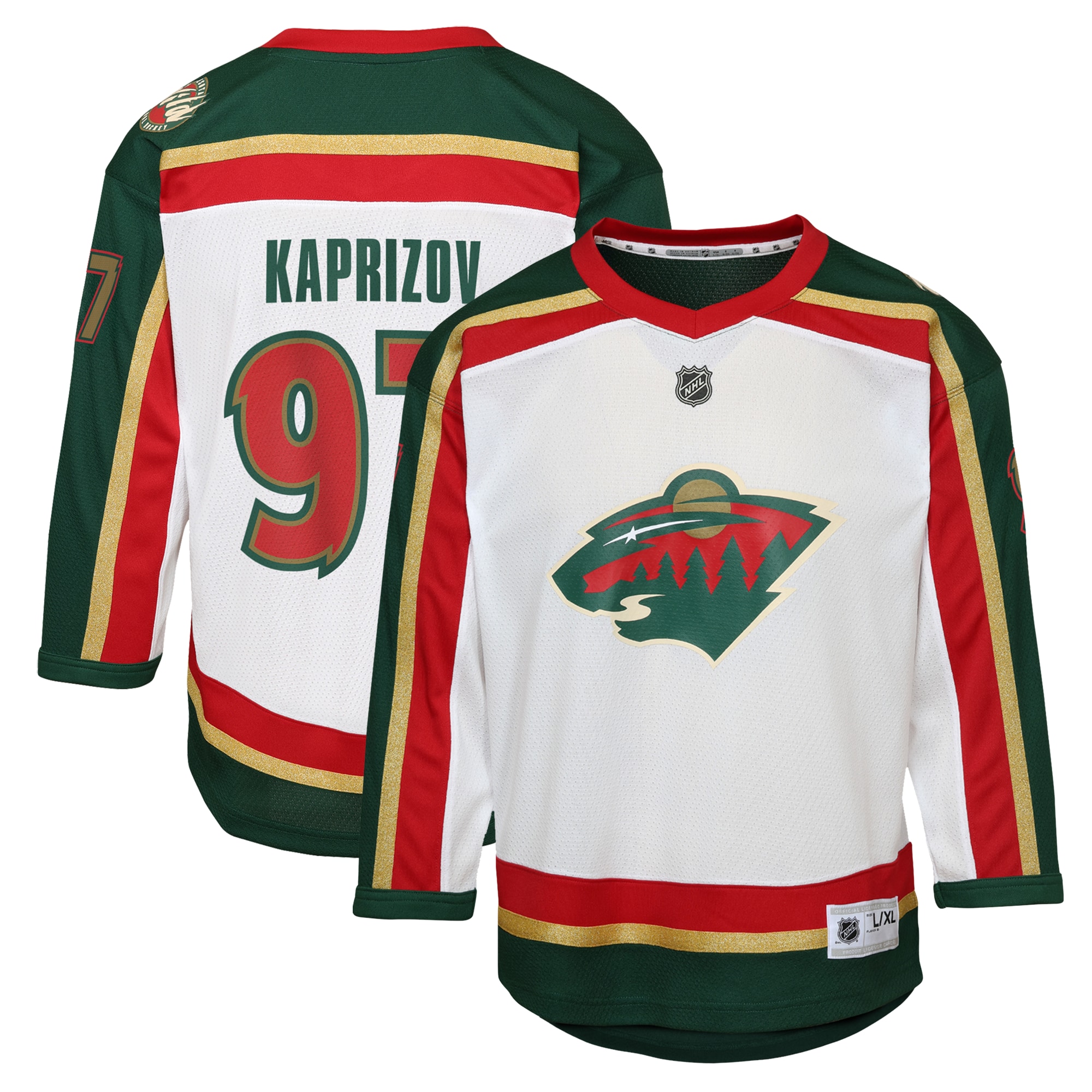 Kirill Kaprizov Minnesota Wild 25th Anniversary Replica Player Jersey White Men