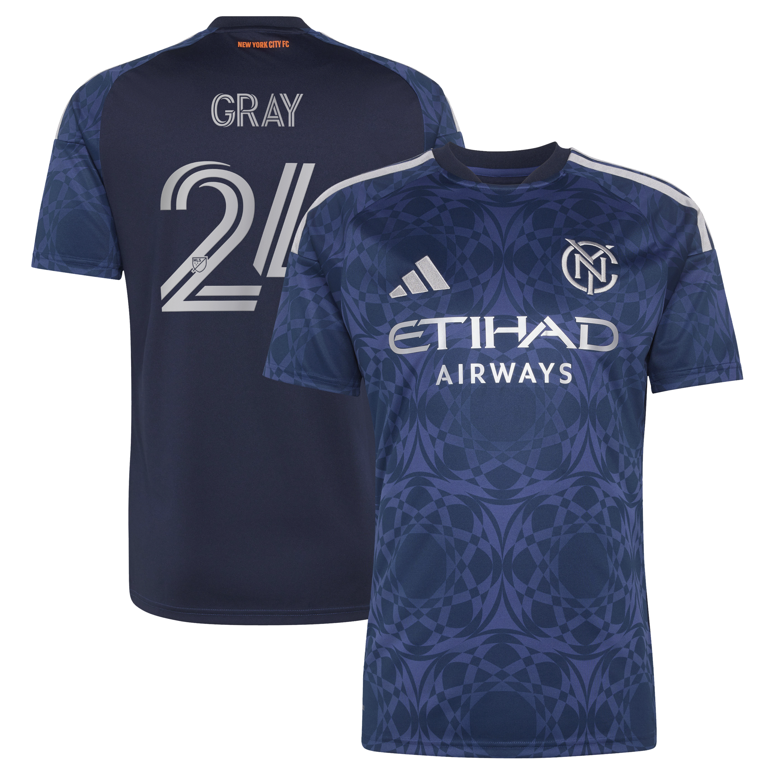 Tayvon Gray New York City Fc 2026 The All Nations Kit Replica Jersey Blue