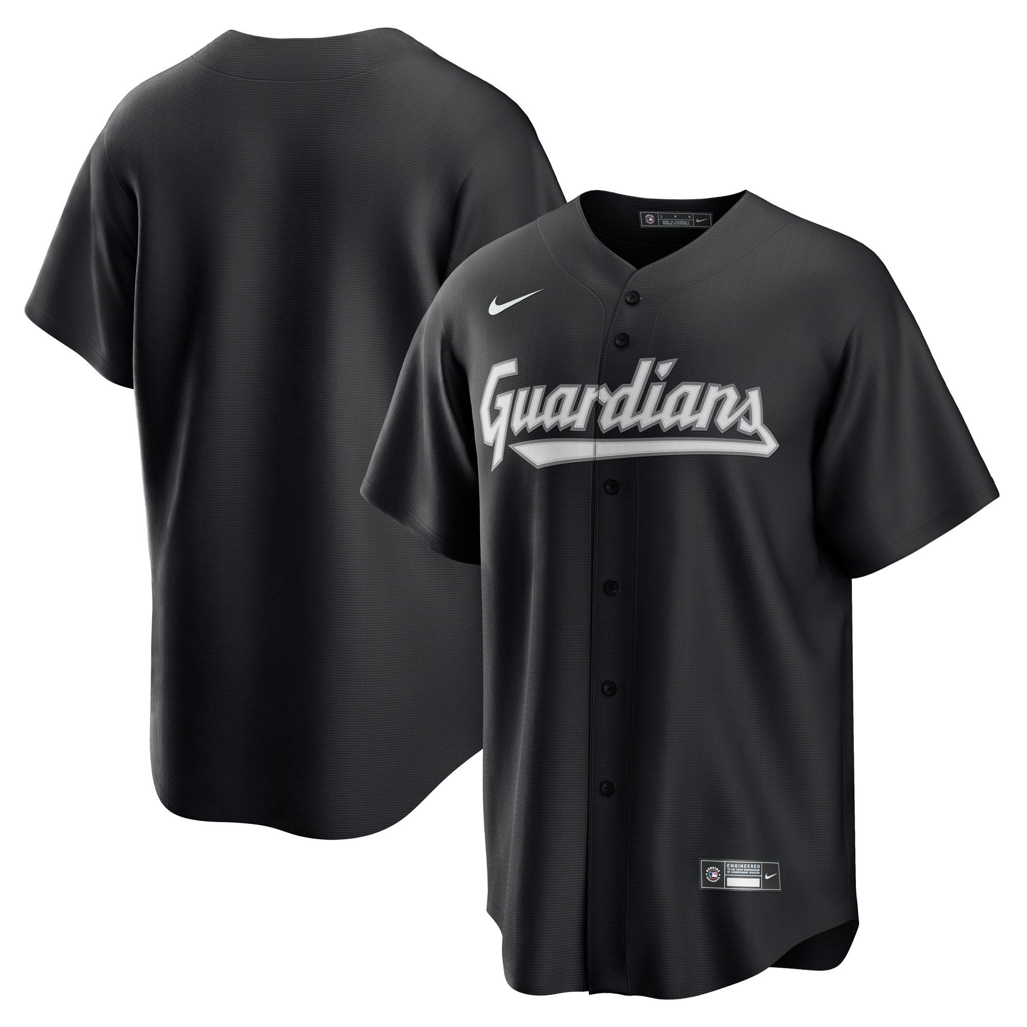 Cleveland Guardians Replica Jersey Black