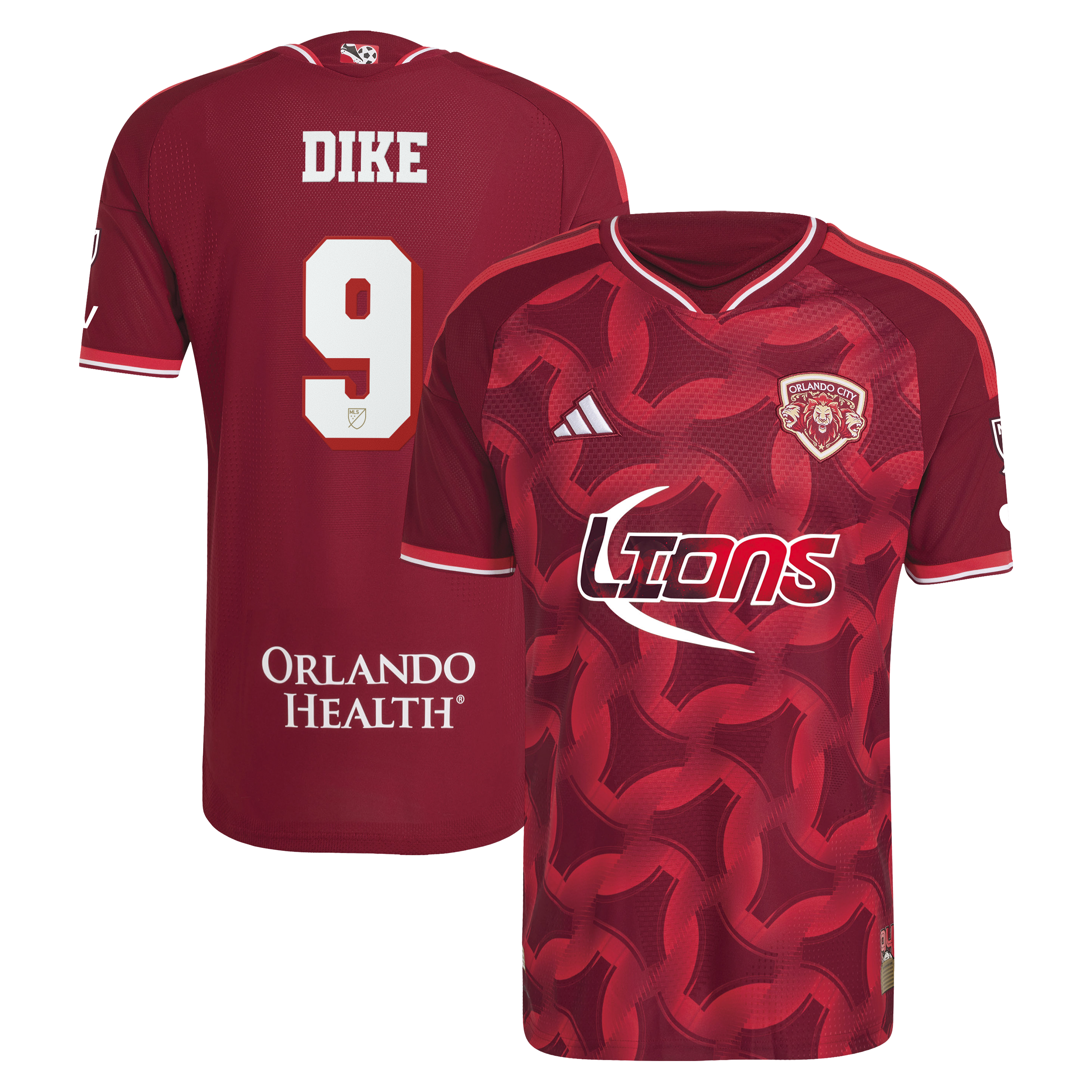 Daryl Dike Orlando City Sc 2026 Archive On Field Jersey Red