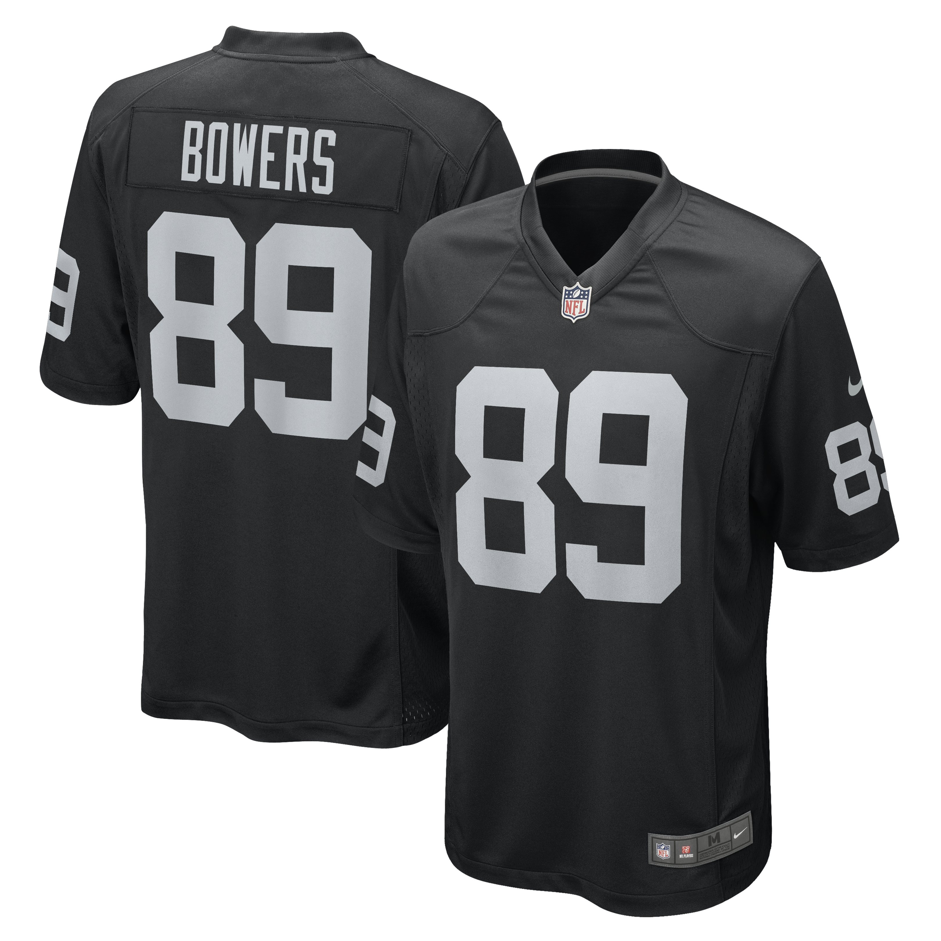 Brock Bowers Las Vegas Raiders Player Game Jersey Black
