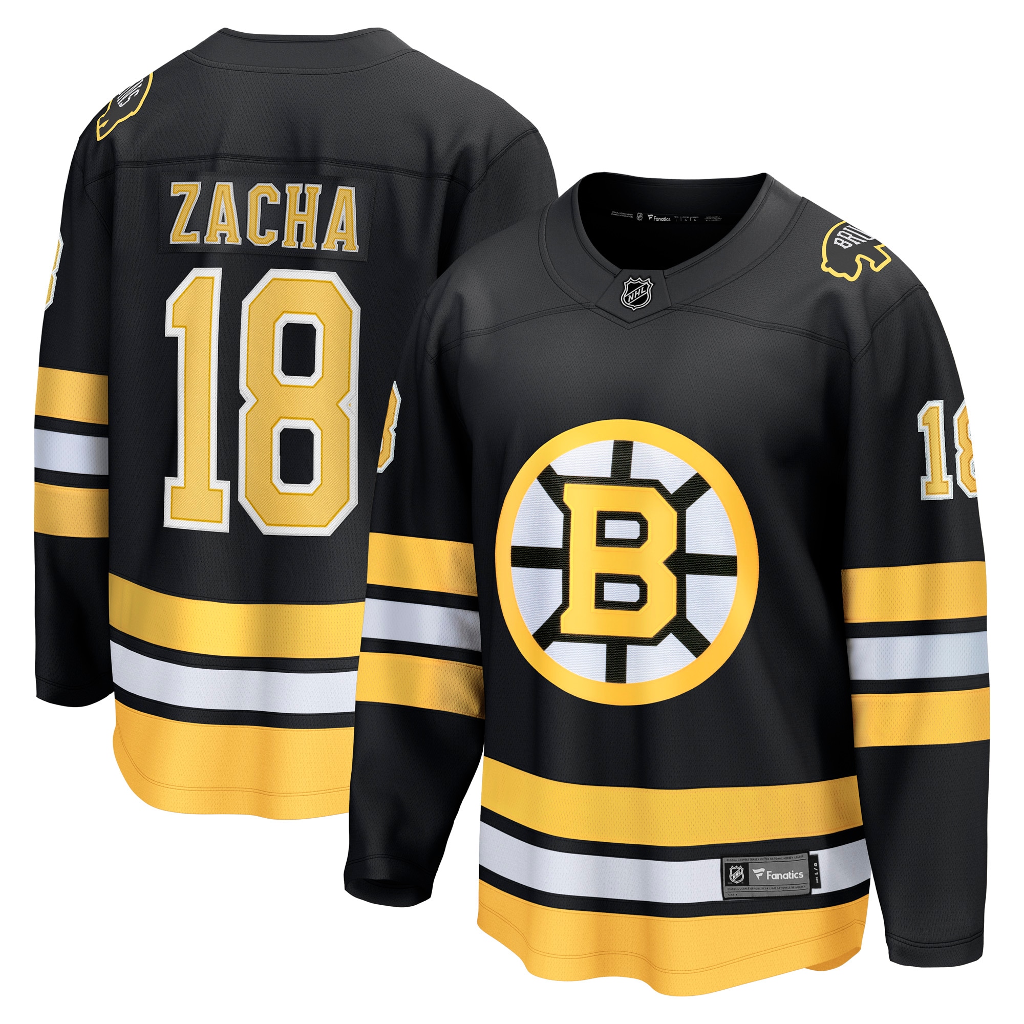 Pavel Zacha Boston Bruins Home Breakaway Player Jersey Black