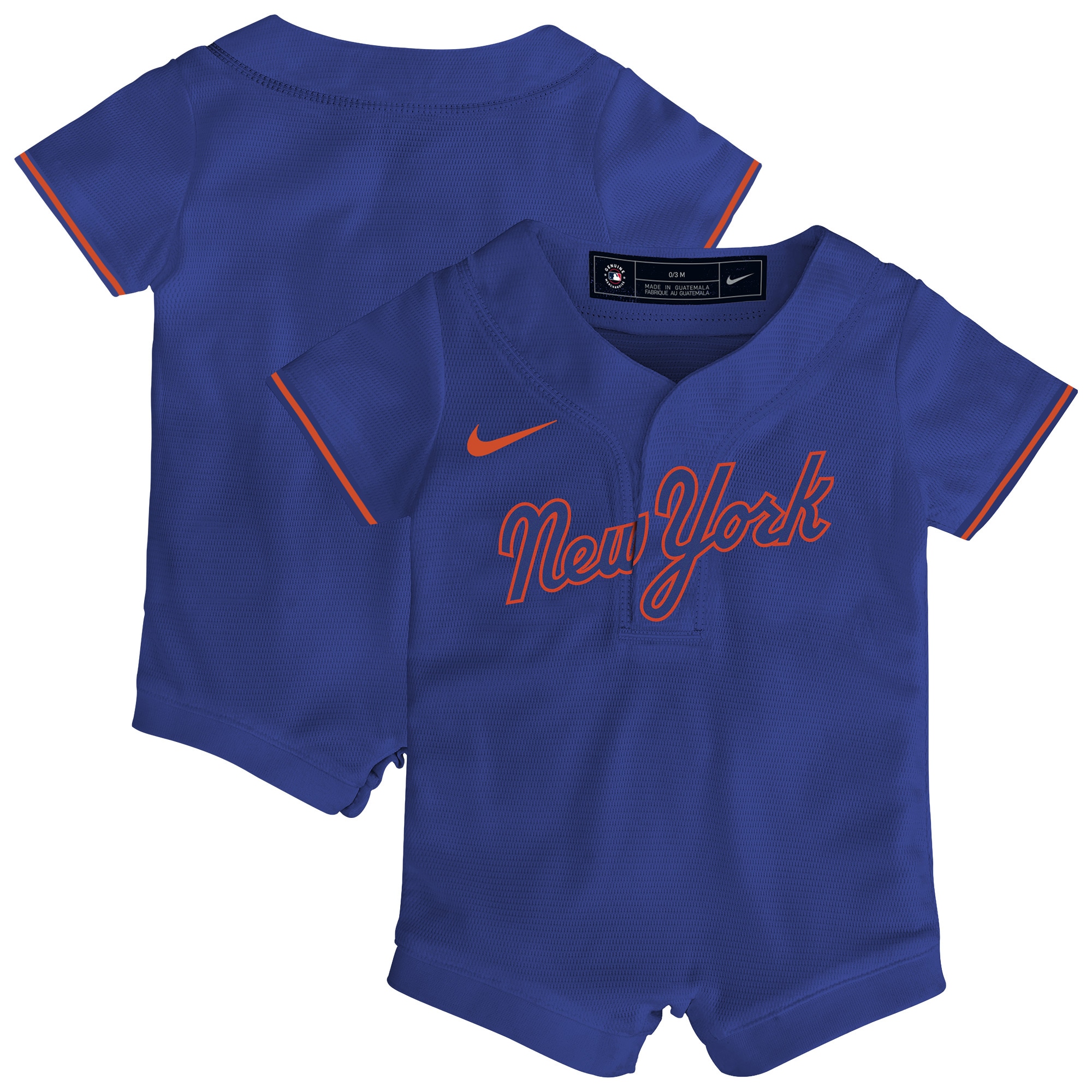 New York Mets Infant Alternate Replica Romper Jersey Royal
