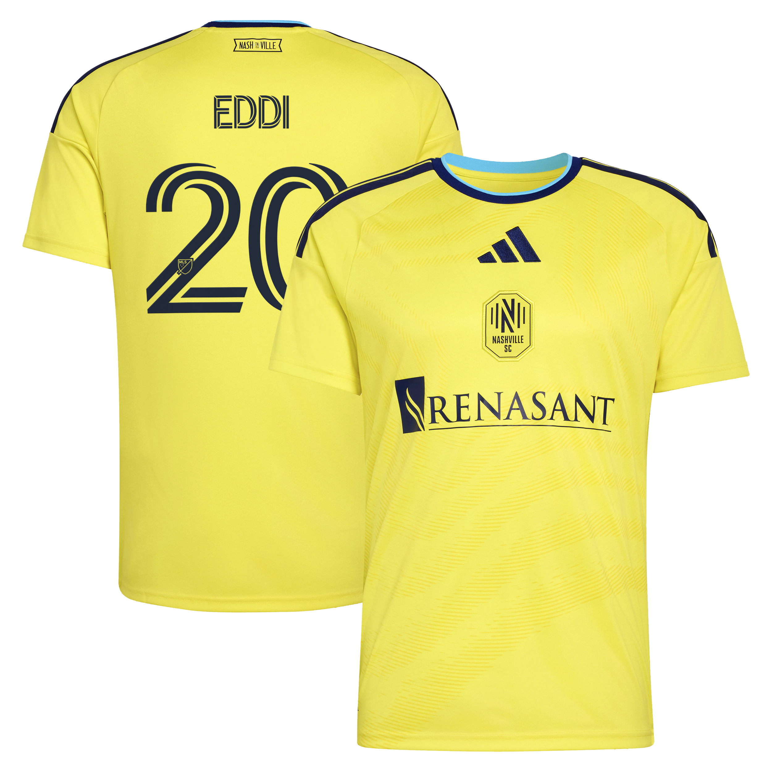 Edvard Tagseth Nashville Sc 2026 The Reverb Kit Replica Jersey Yellow