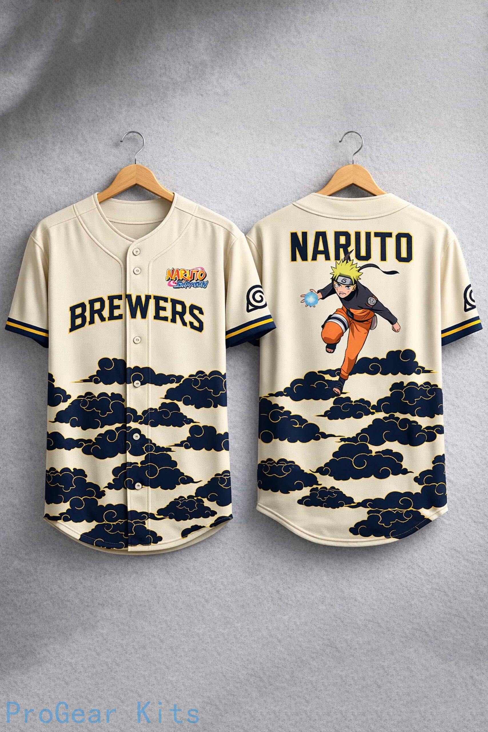 Brewers Naruto MLB Jersey