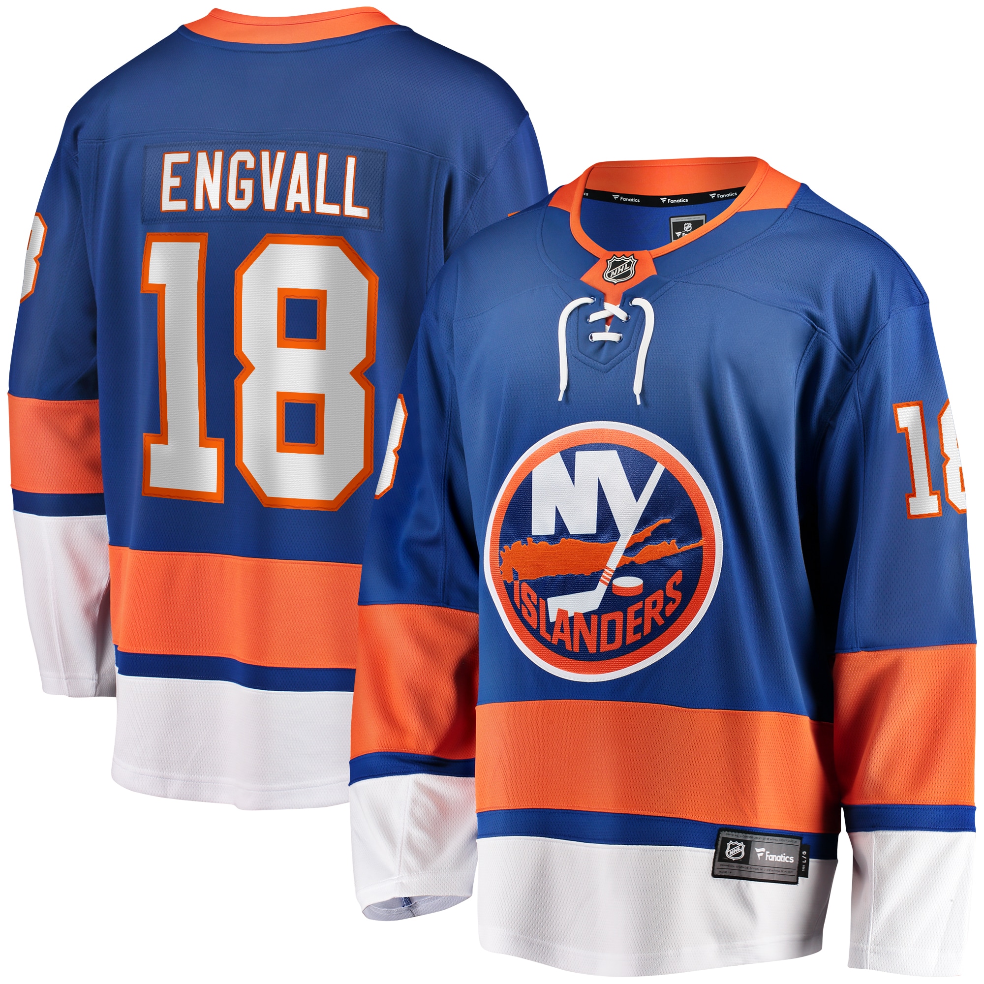 Pierre Engvall New York Islanders Home Premier Breakaway Player Jersey Blue