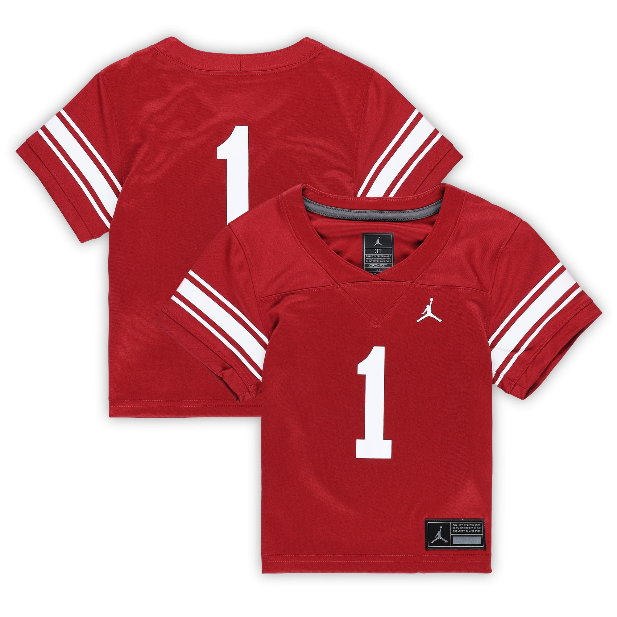 1 Oklahoma Sooners Toddler Alternate Untouchable Replica Football Jersey Crimson