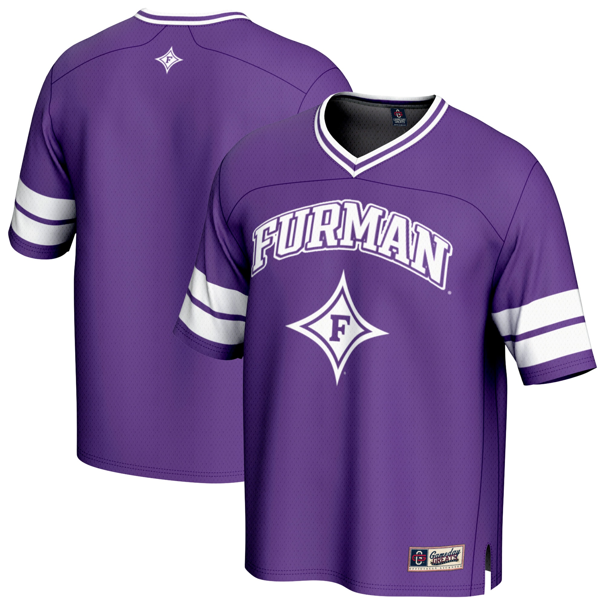 Furman Paladins Gameday Greats Spirit Football Jersey Purple Men