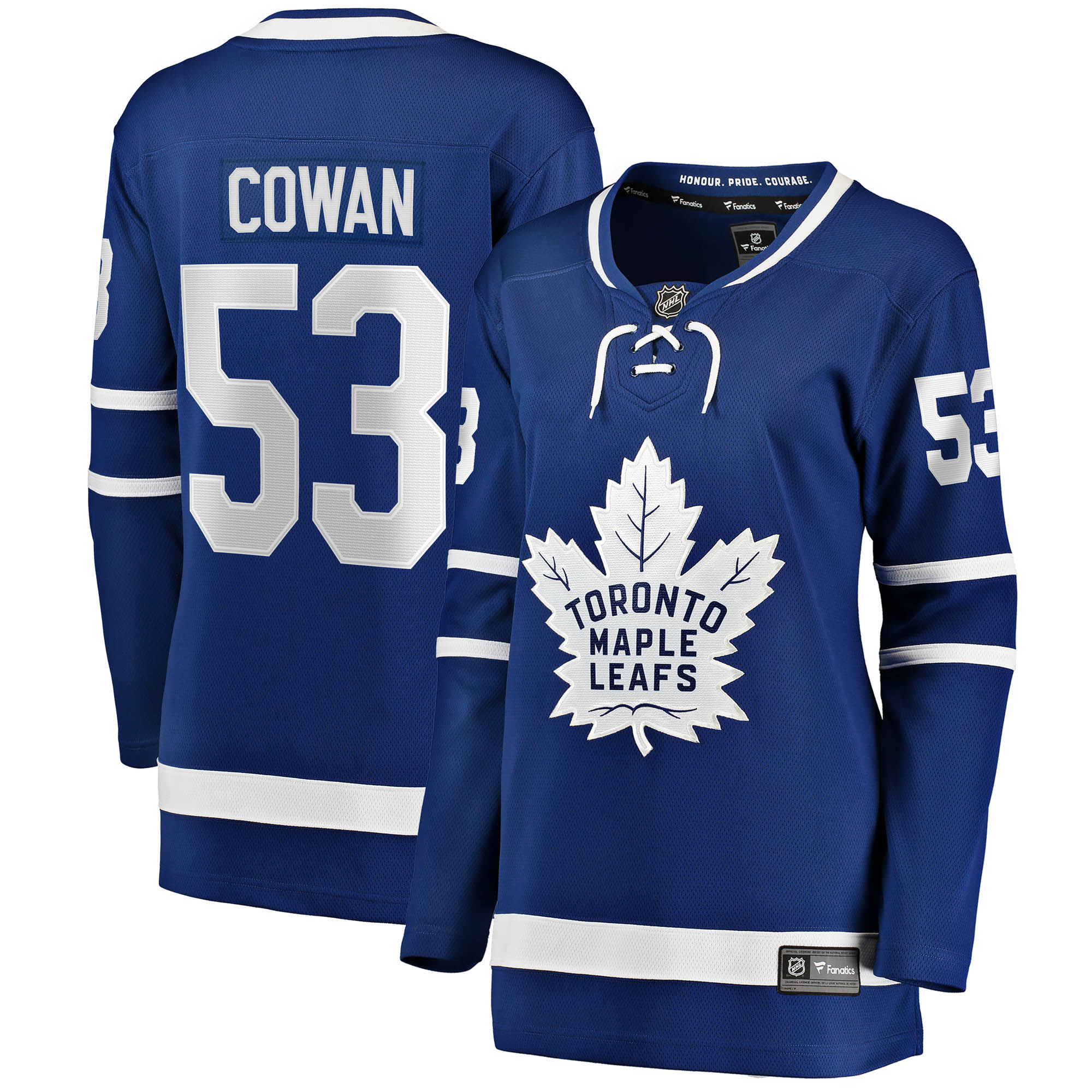 Easton Cowan Toronto Maple Leafs Indiana Home Breakaway Jersey Blue Men