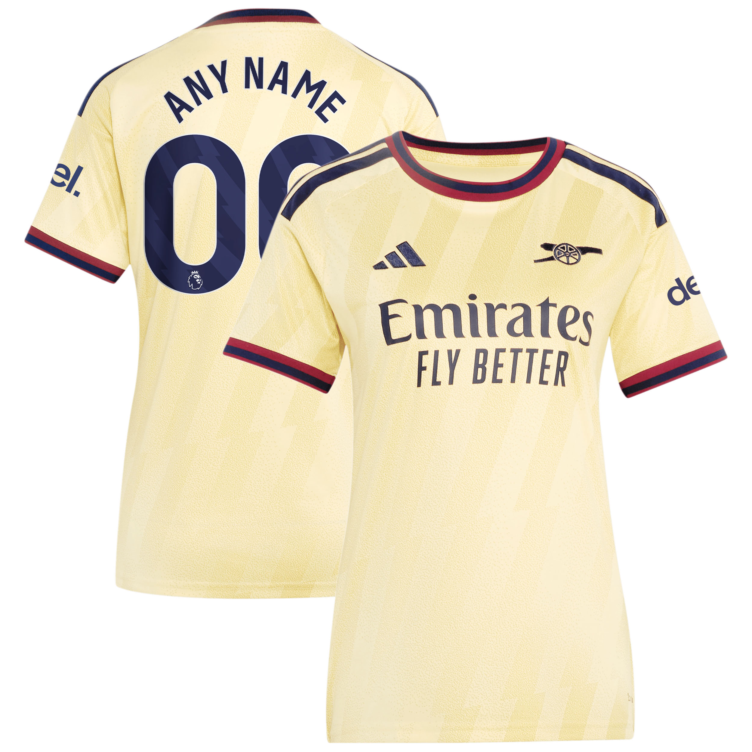 Arsenal Women S 2026/27 Third Replica Custom Jersey Yellow