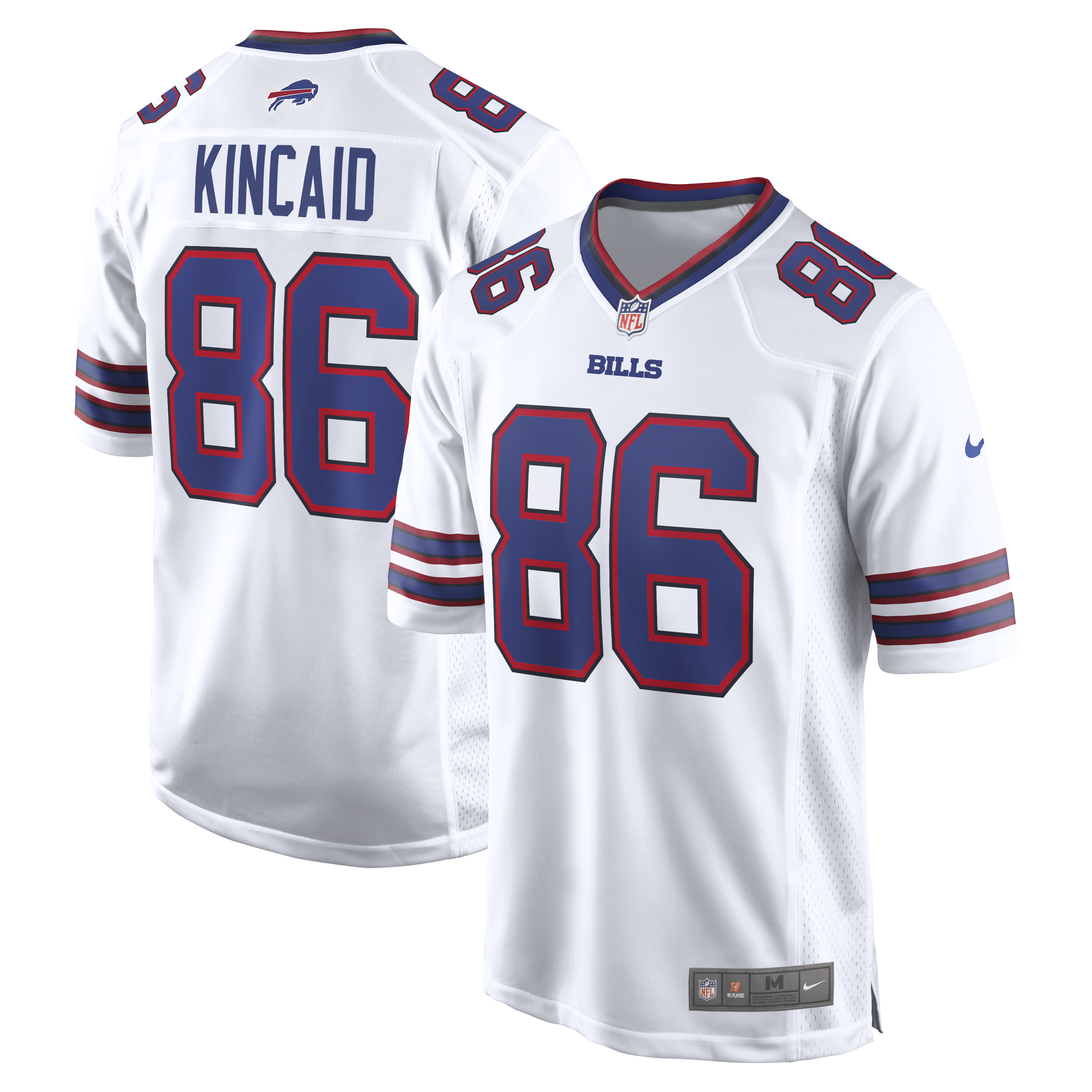 Dalton Kincaid Buffalo Bills Game Jersey White